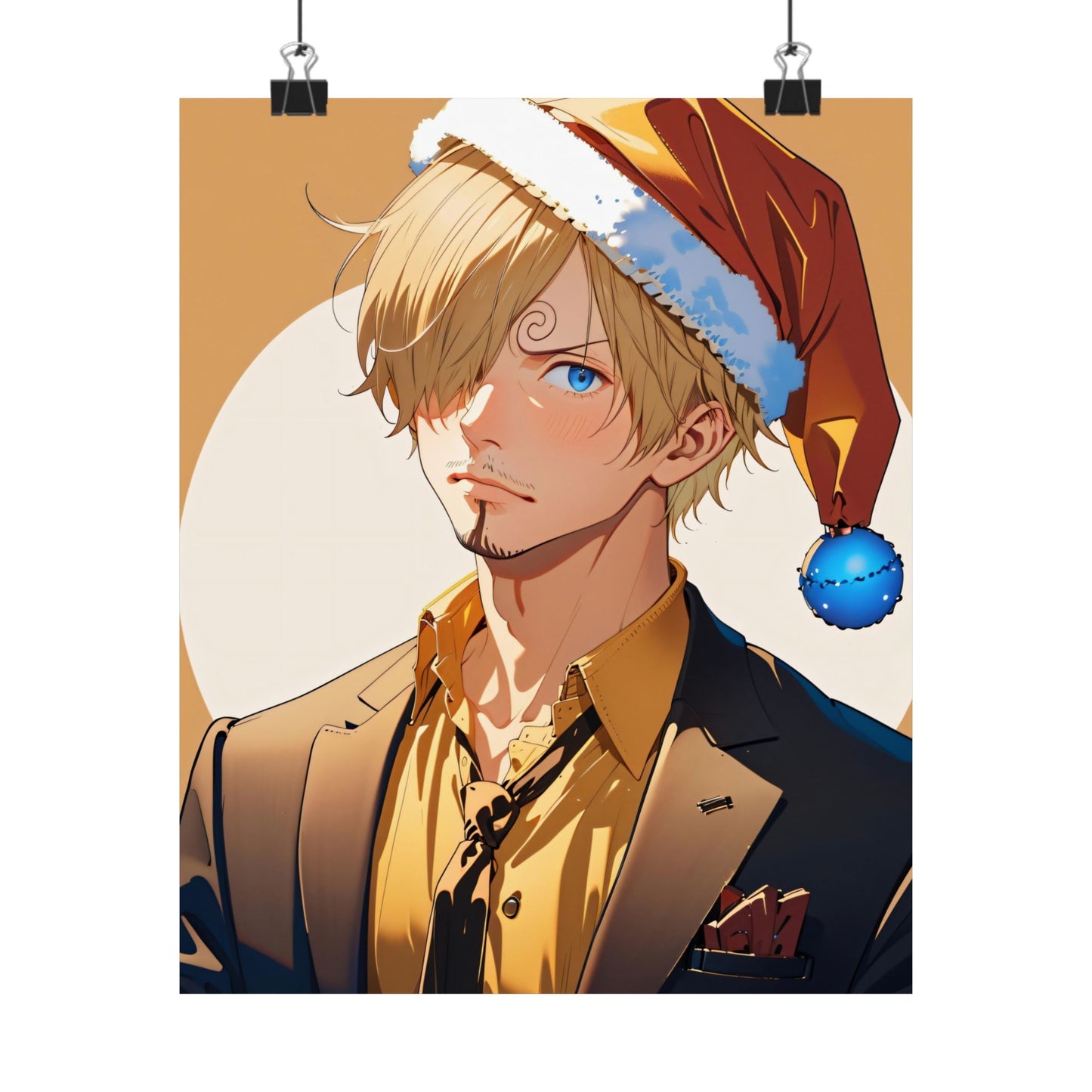 Santa Sanji Matte Vertical Posters