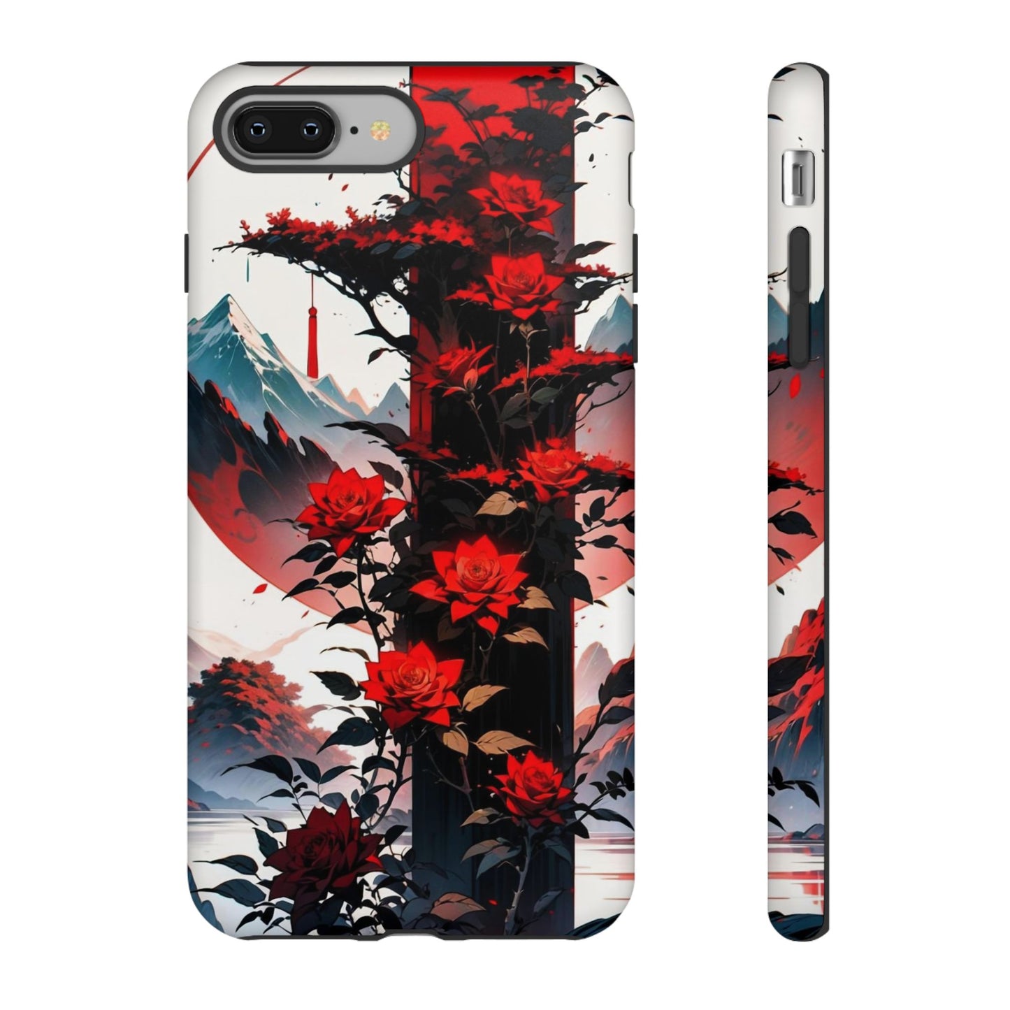 Crimson Bloom Tough Cases