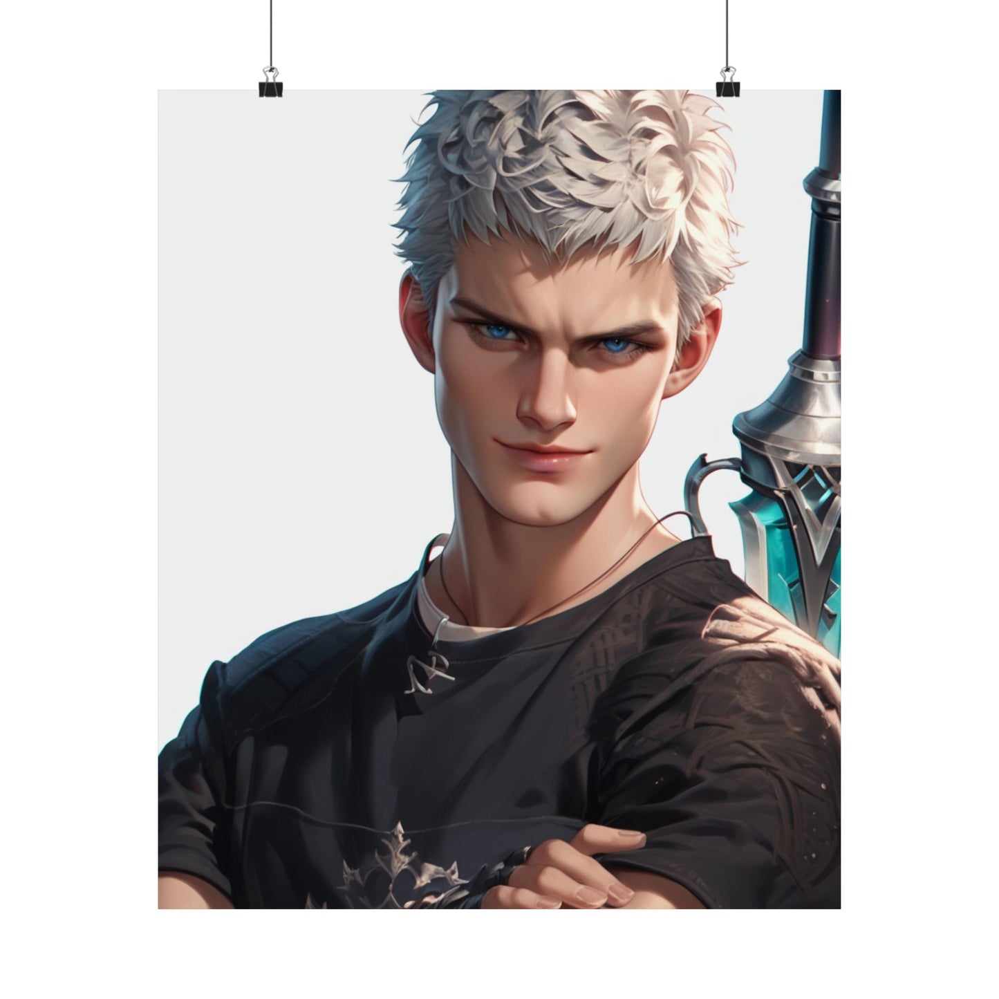 Nero 001 Vertical Posters