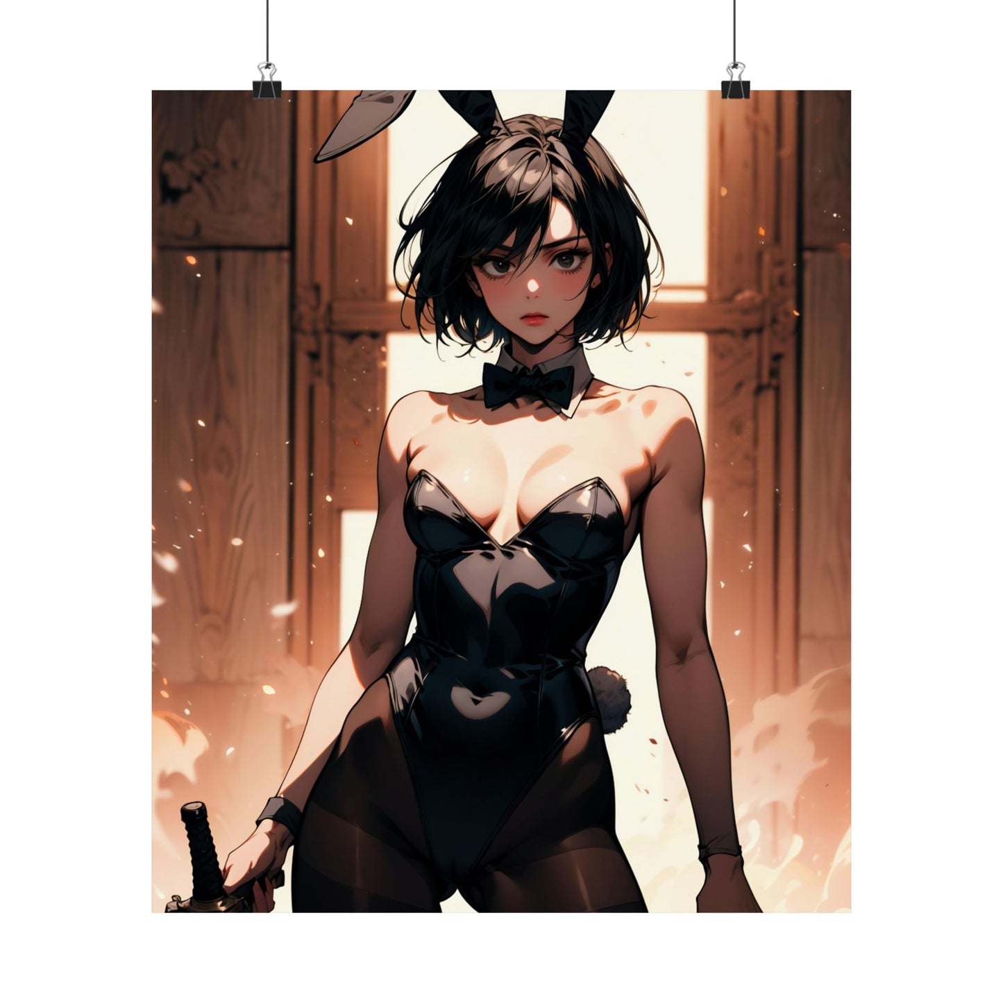 Mikasa 001 Matte Vertical Posters