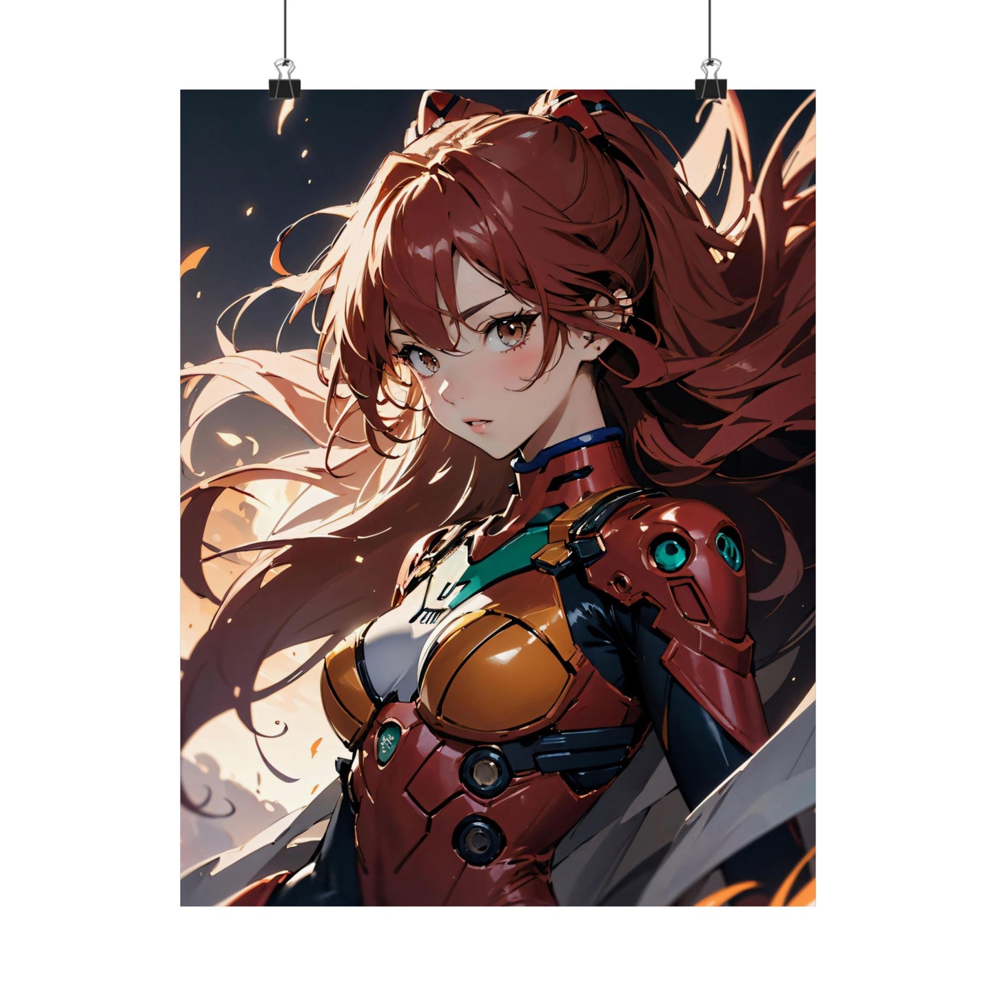 Asuka Soryu 003 Matte Vertical Posters