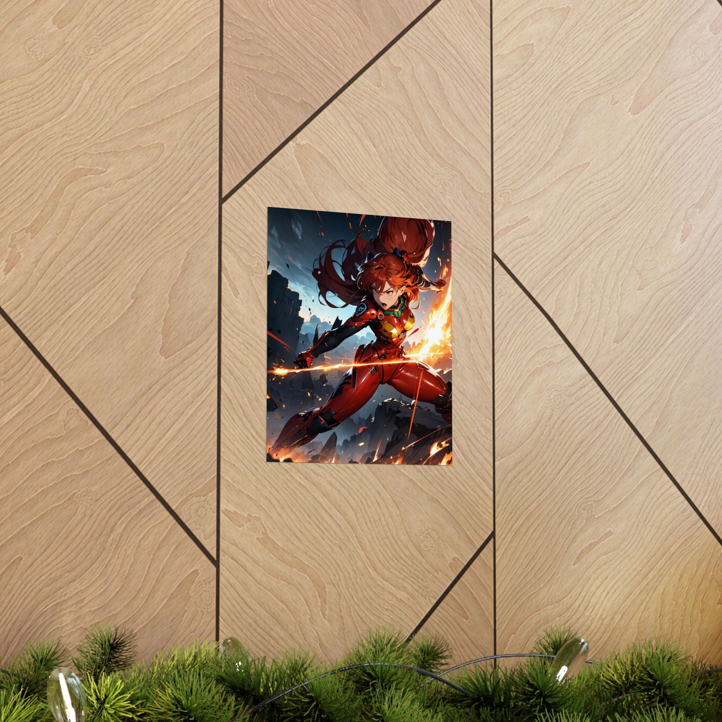 Asuka Soryu 001 Matte Vertical Posters