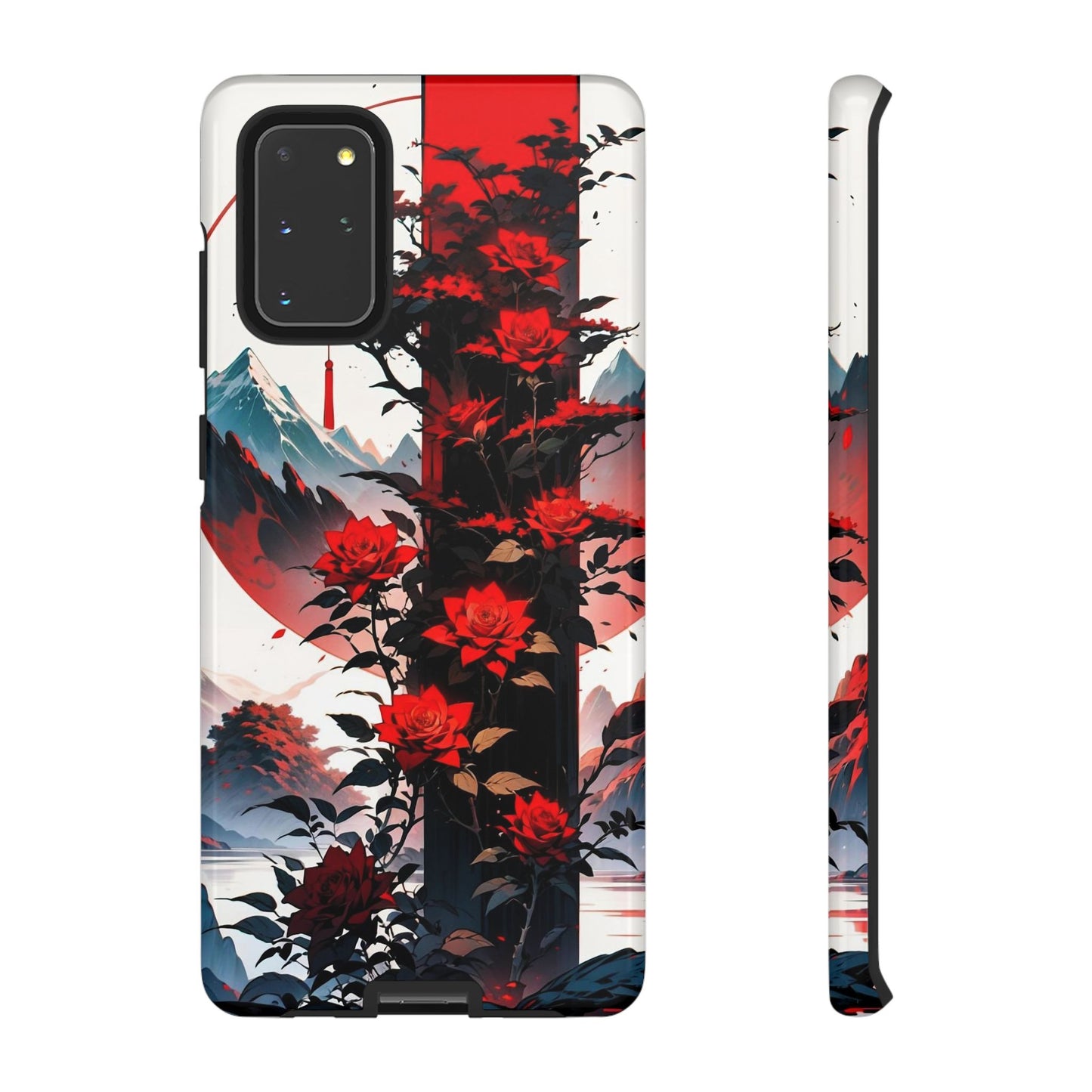 Crimson Bloom Tough Cases