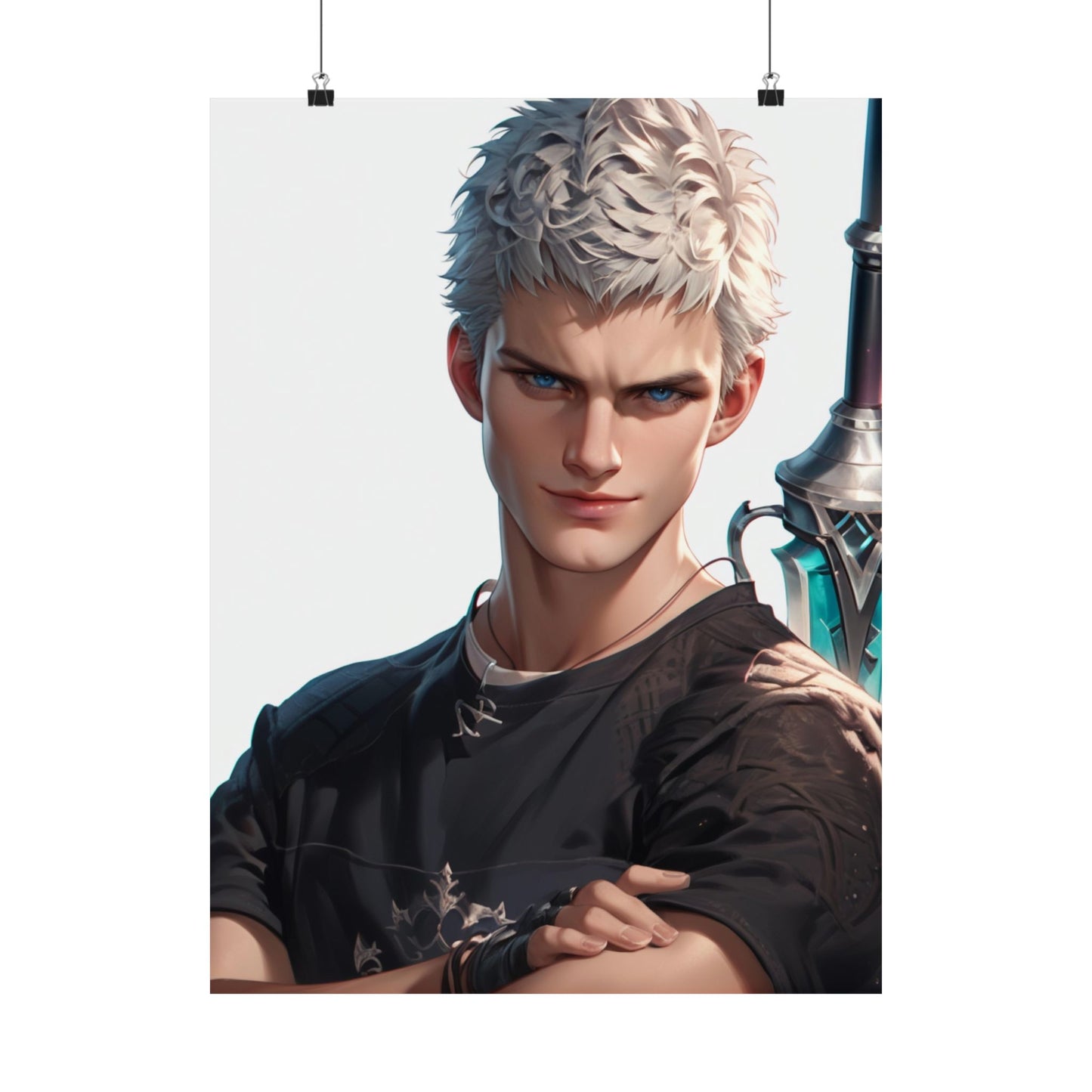 Nero 001 Vertical Posters