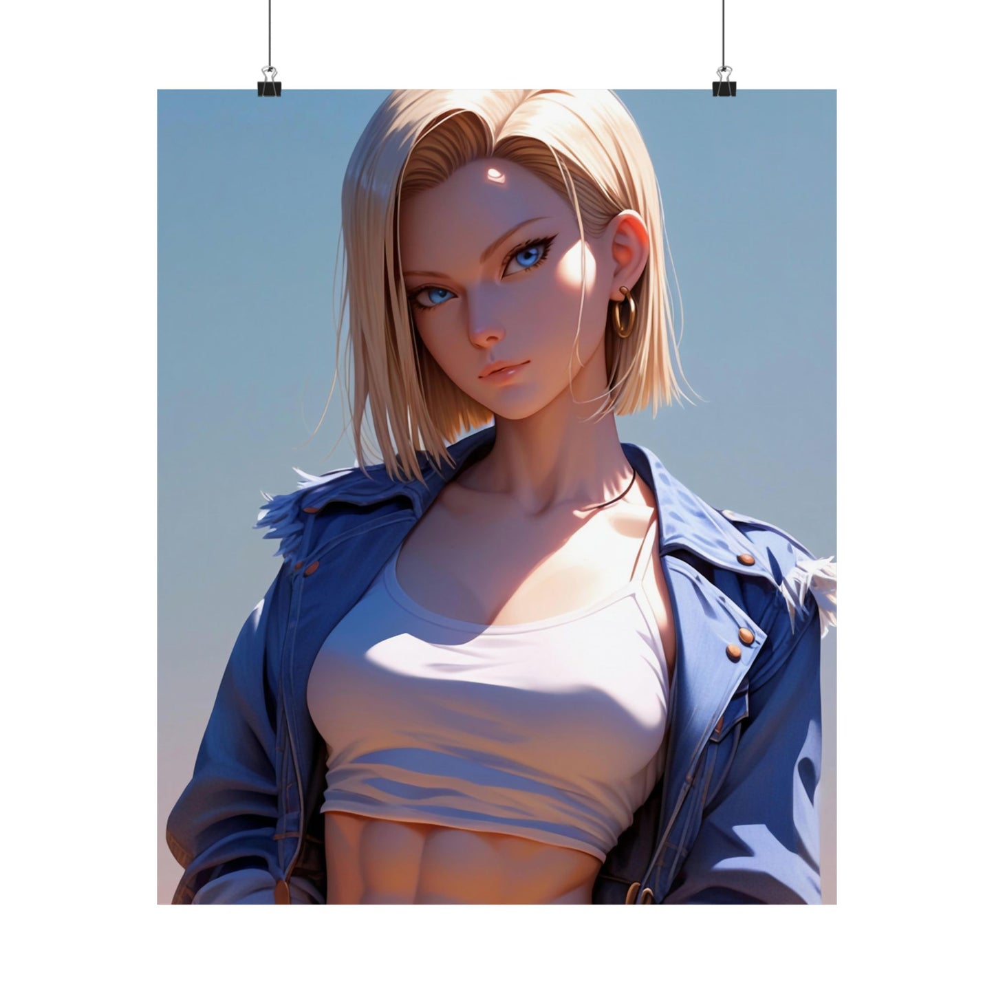 Android 18 002 Vertical Posters