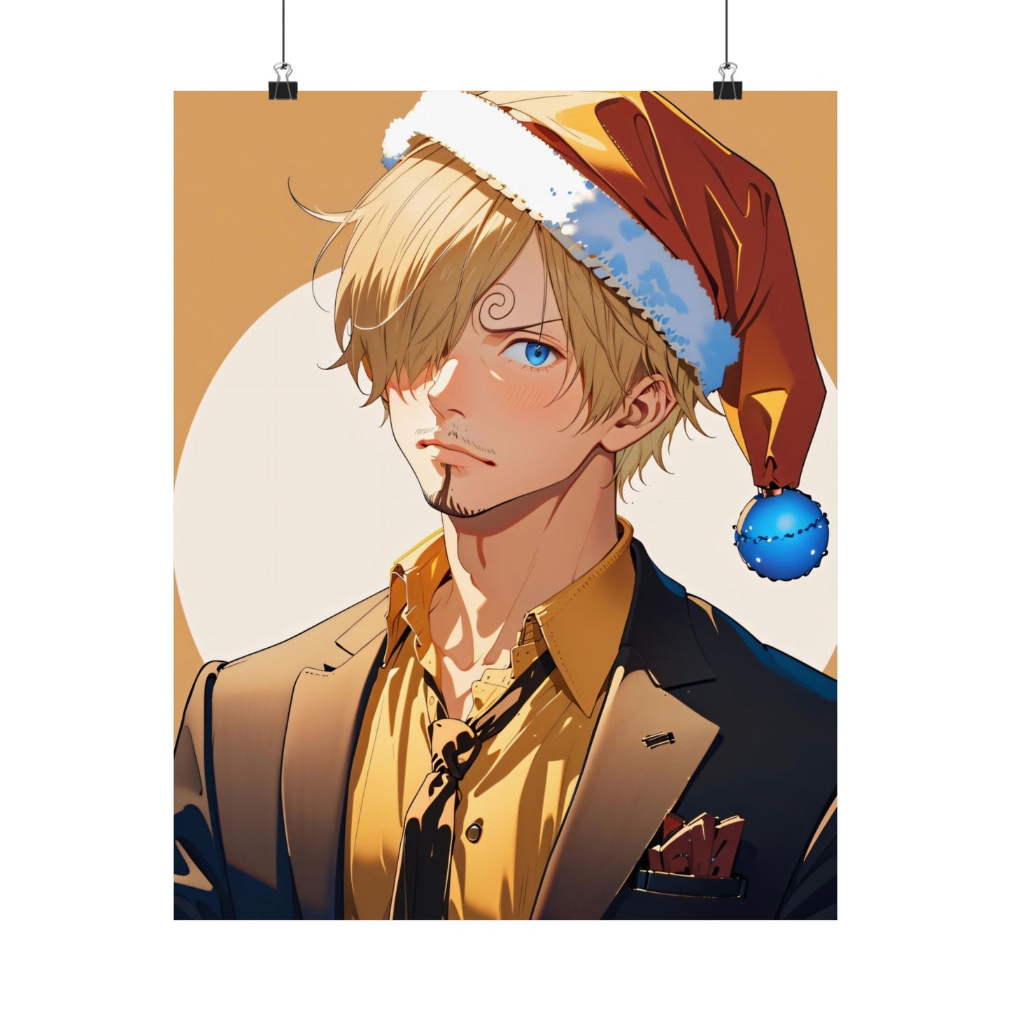 Santa Sanji Matte Vertical Posters