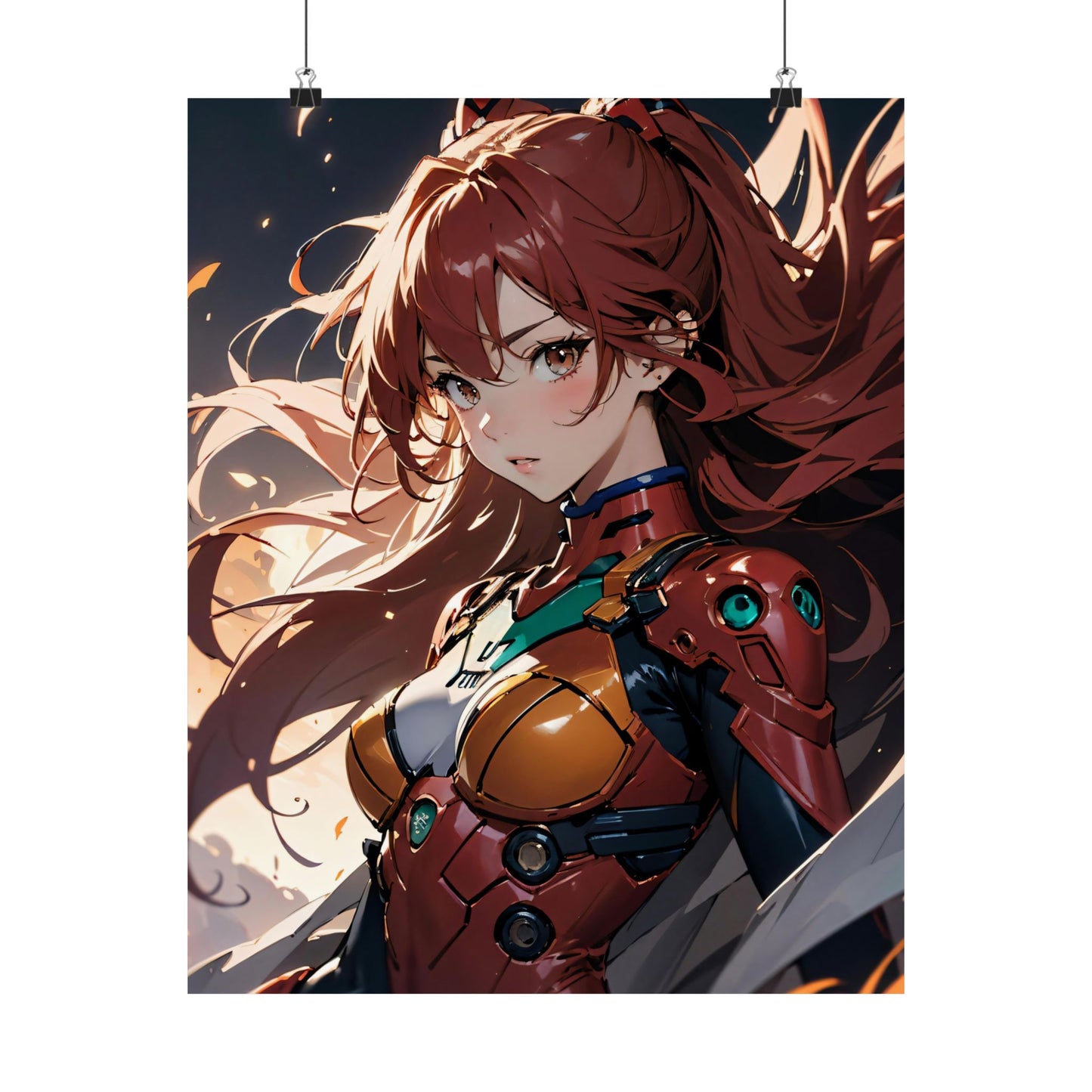 Asuka Soryu 003 Matte Vertical Posters