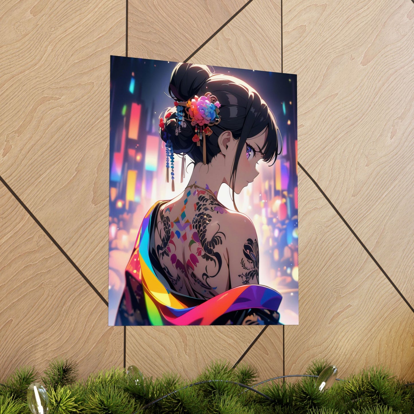 Kaleidoscopic Vertical Posters