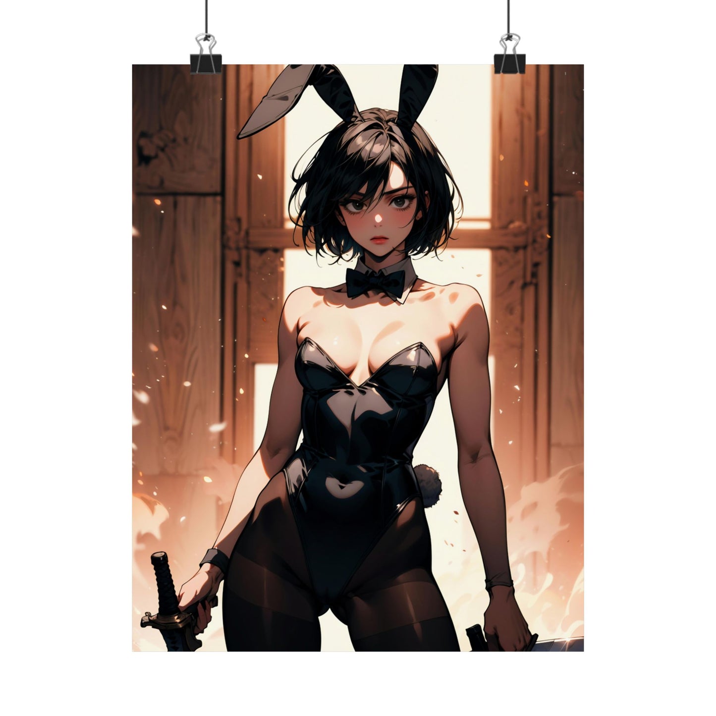 Mikasa 001 Matte Vertical Posters