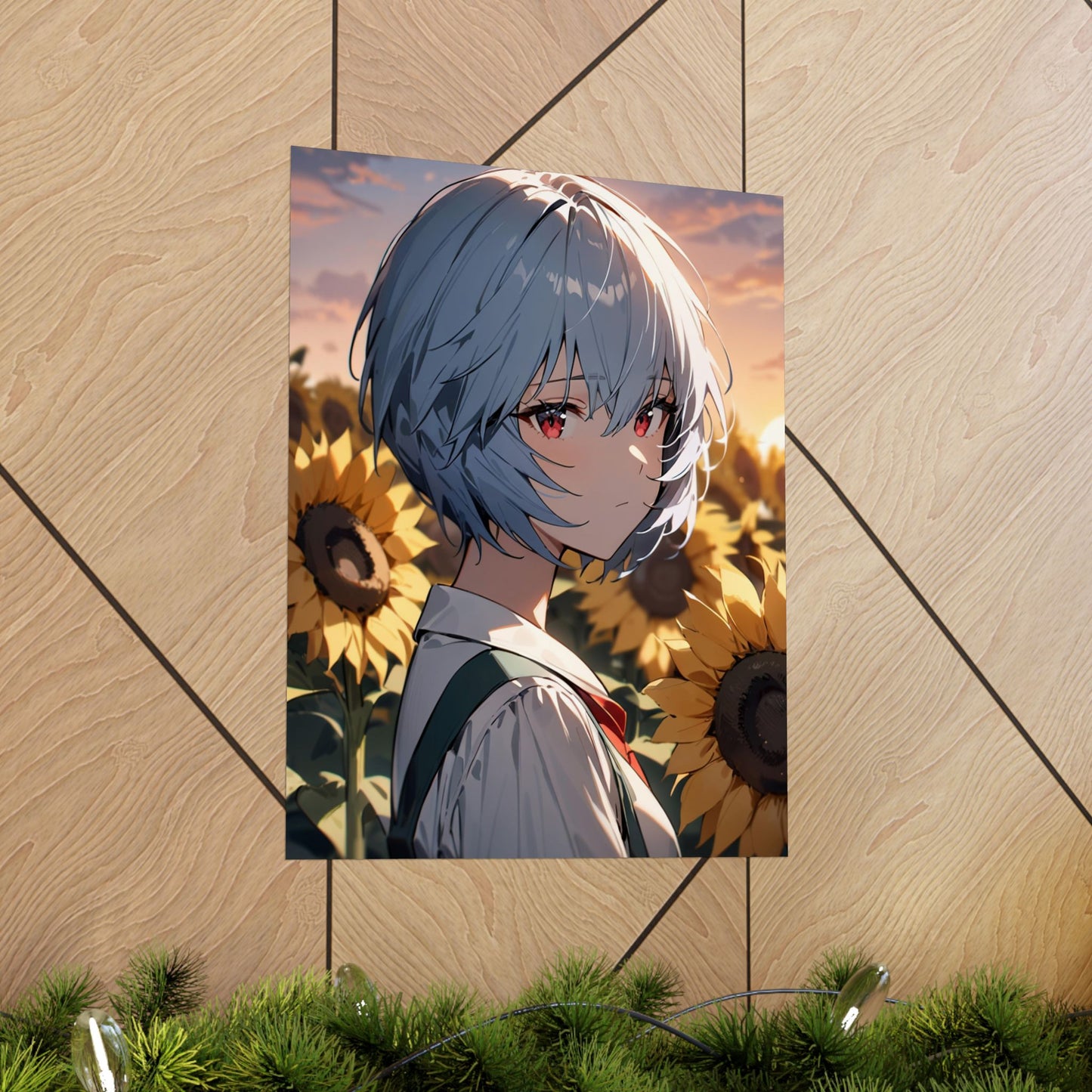 Rei Ayanami 001 Vertical Posters