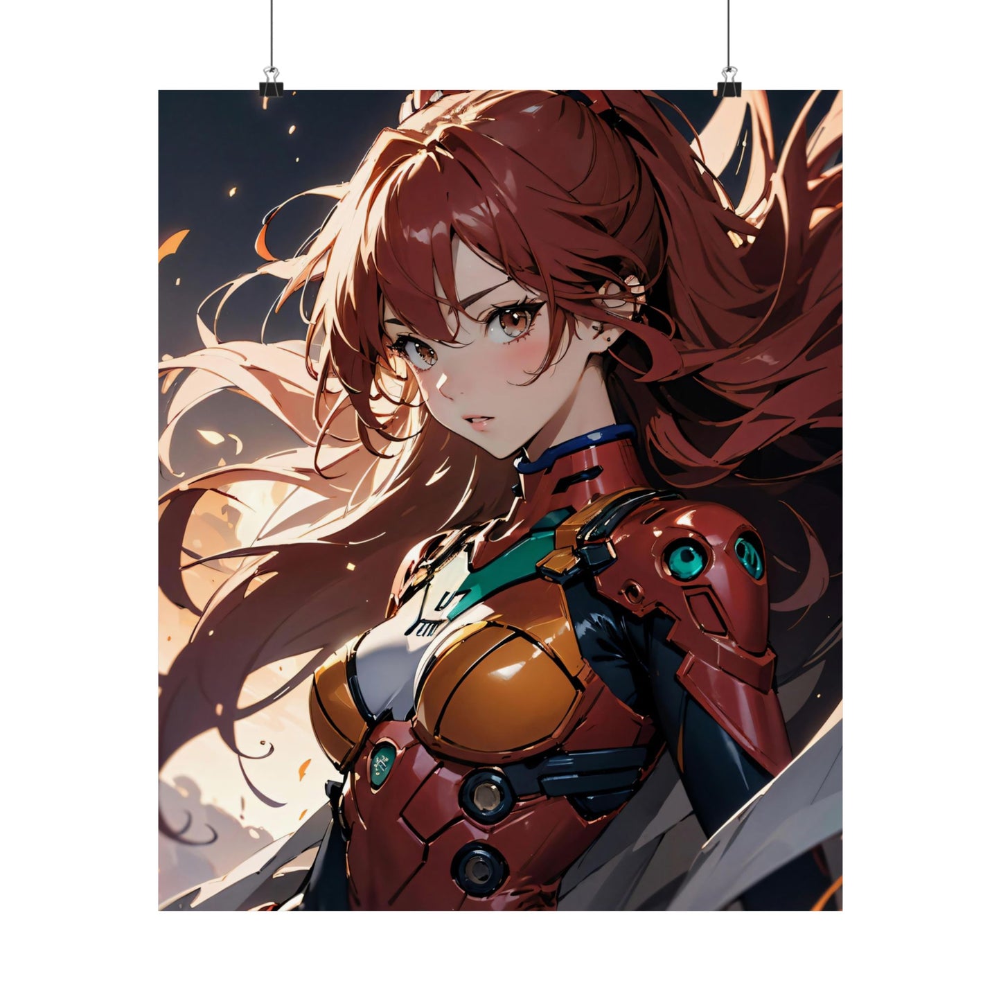 Asuka Soryu 003 Matte Vertical Posters