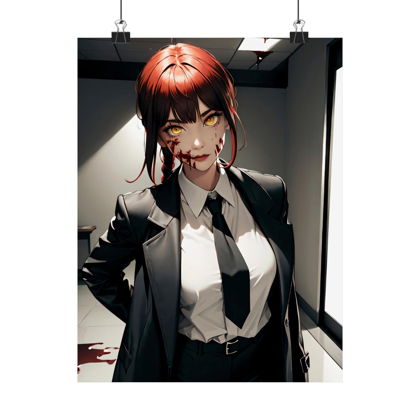 Makima 001 Matte Vertical Posters