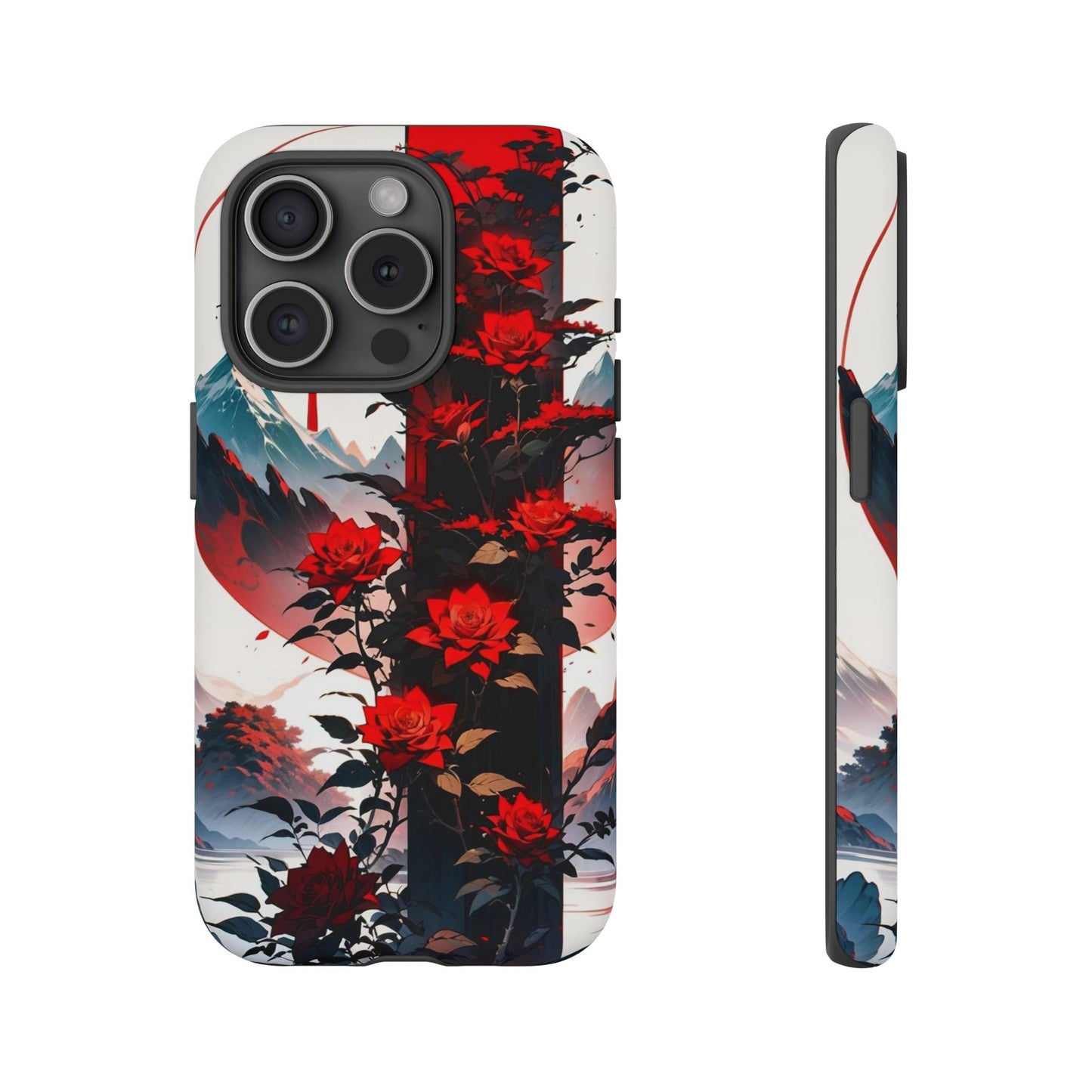 Crimson Bloom Tough Cases