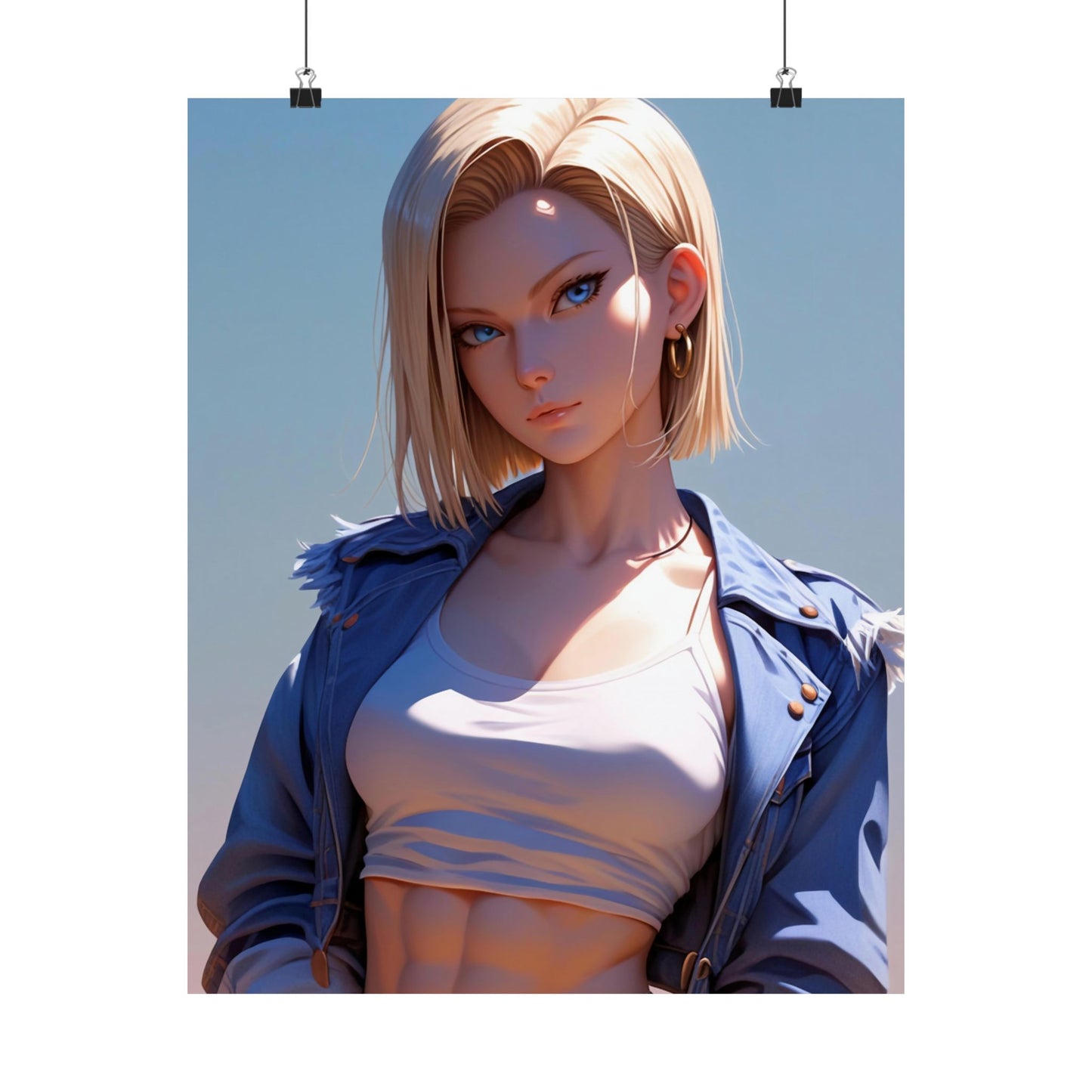 Android 18 002 Vertical Posters