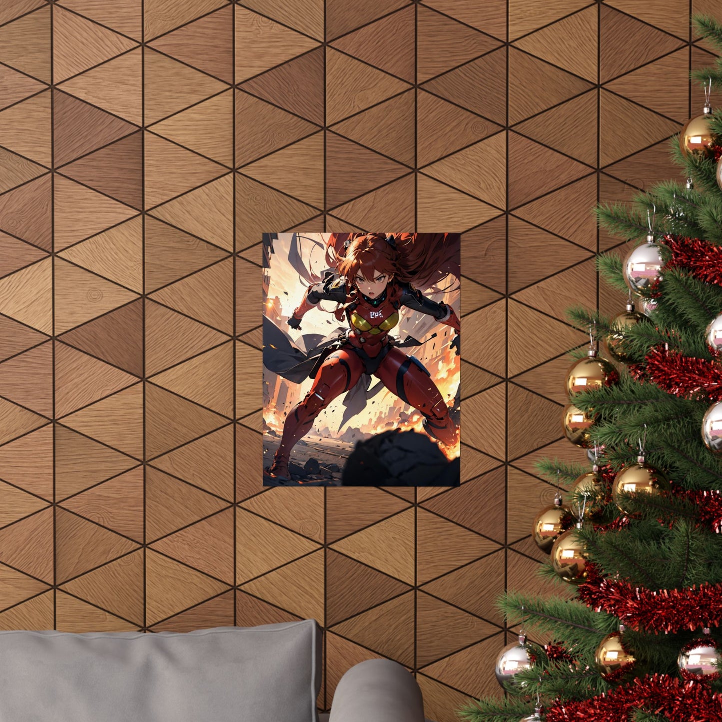 Asuka Soryu 002 Matte Vertical Posters