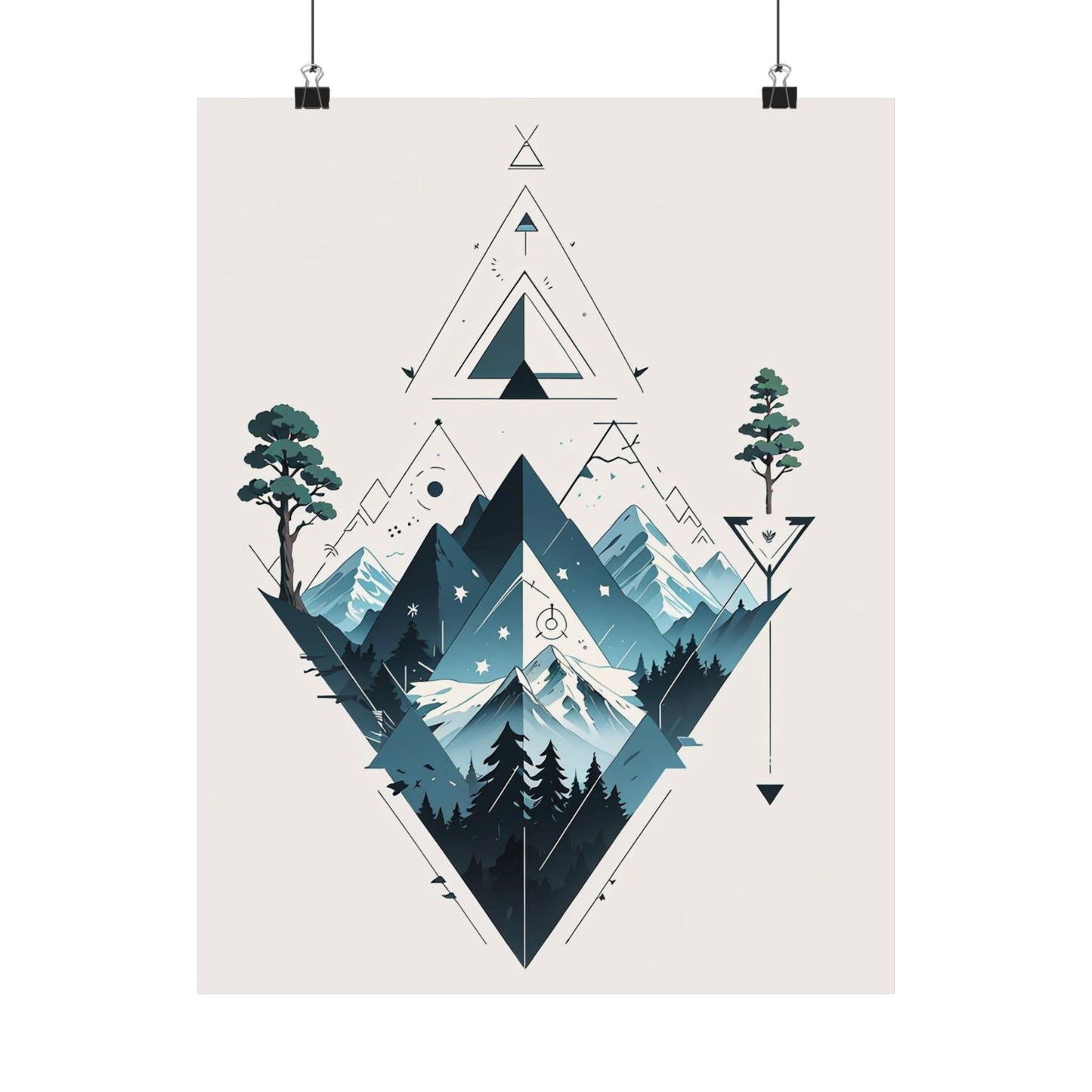 Mystic Peaks Vertical Posters