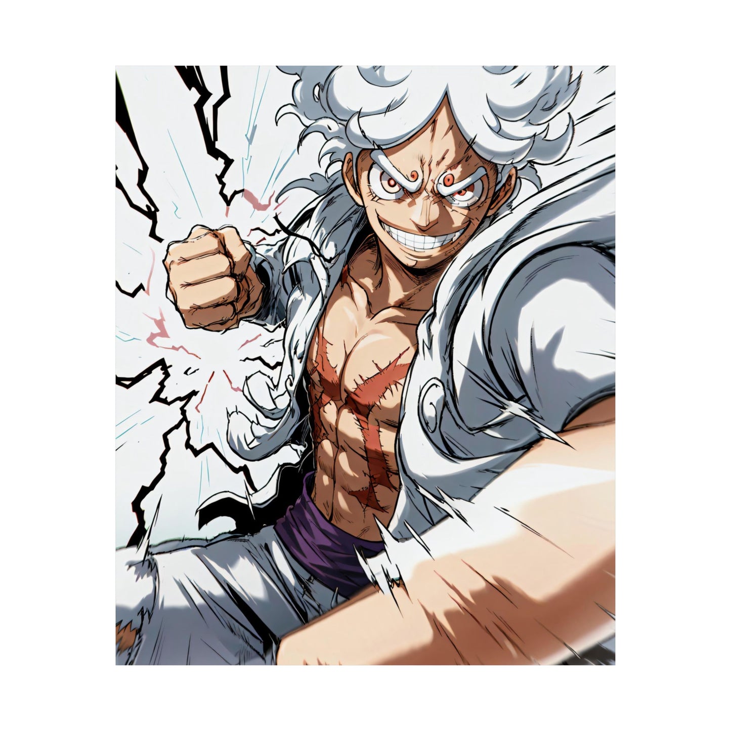 Monkey D. Luffy 001 Matte Vertical Posters