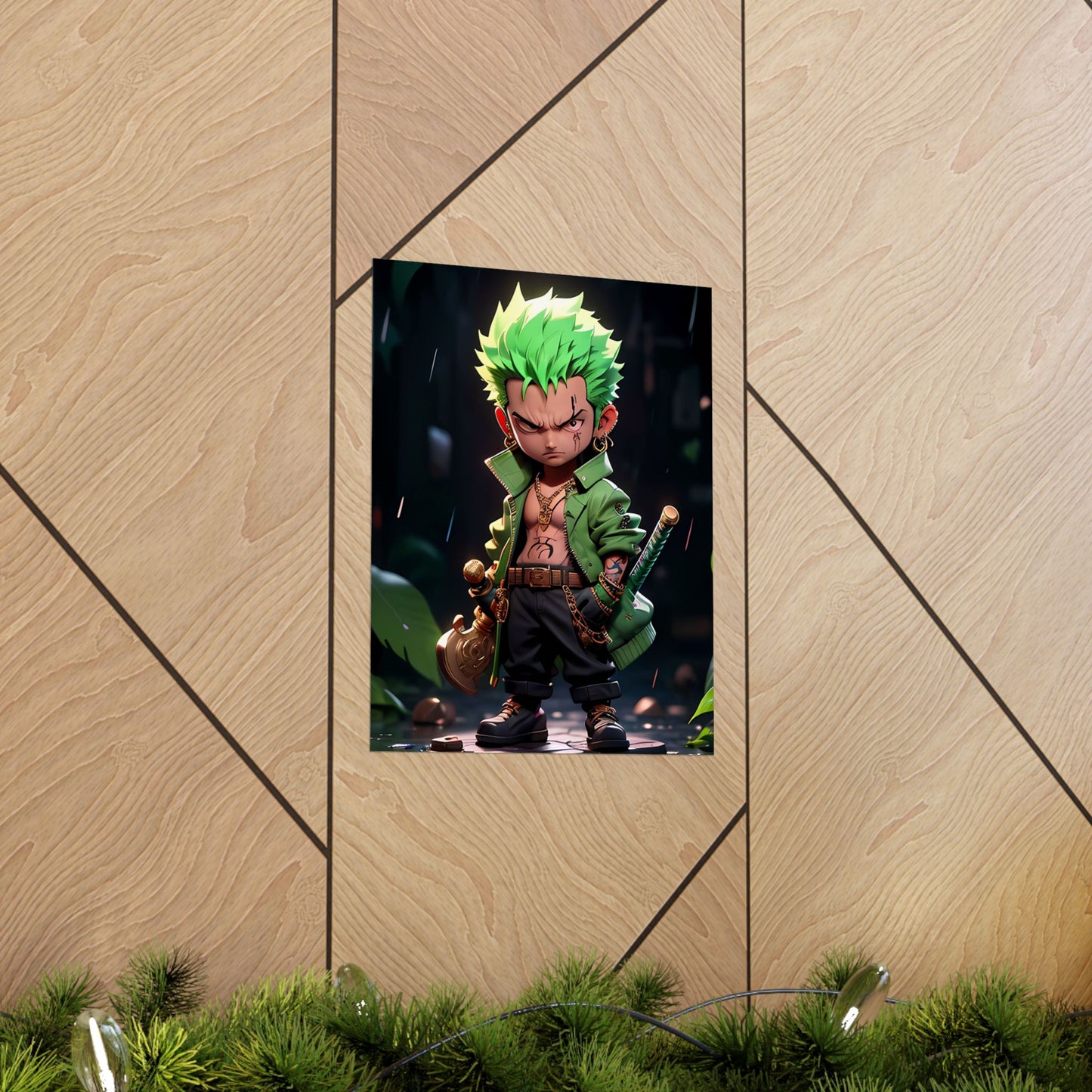 Roronoa Zoro 2.5D Matte Vertical Posters