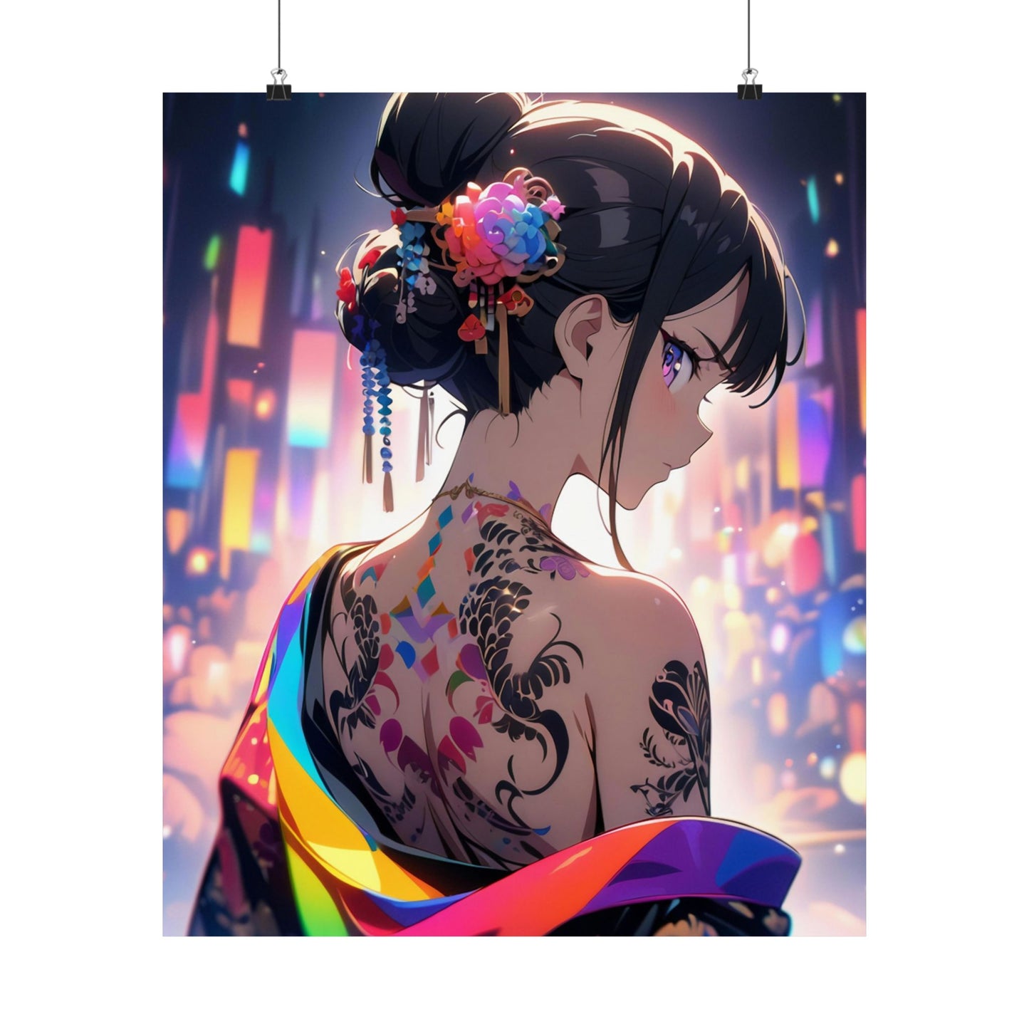 Kaleidoscopic Vertical Posters