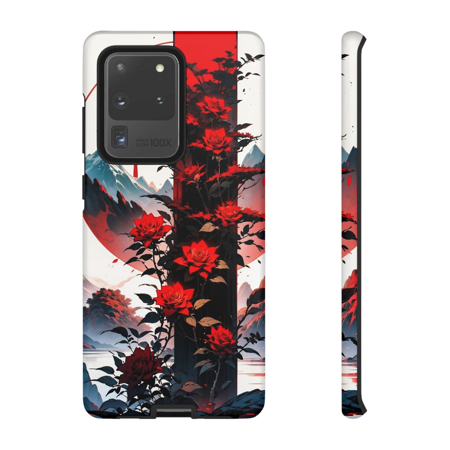 Crimson Bloom Tough Cases