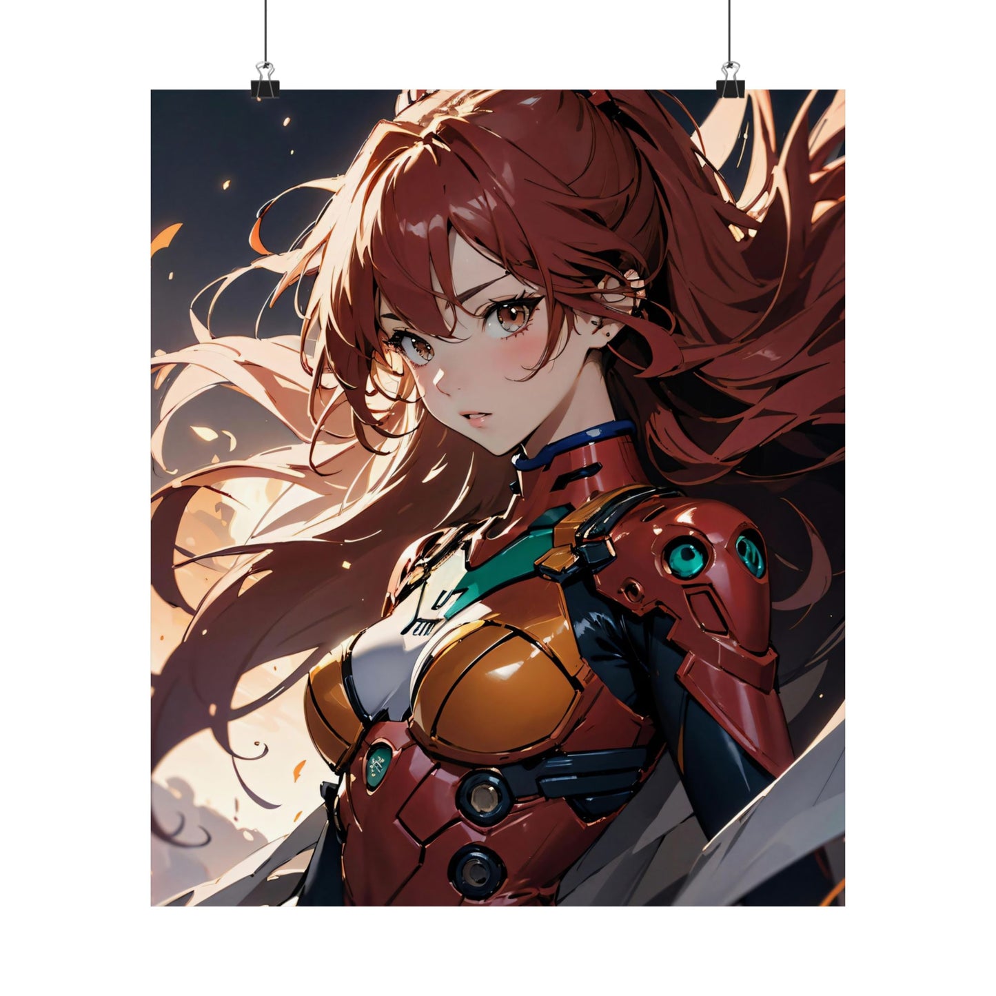 Asuka Soryu 003 Matte Vertical Posters