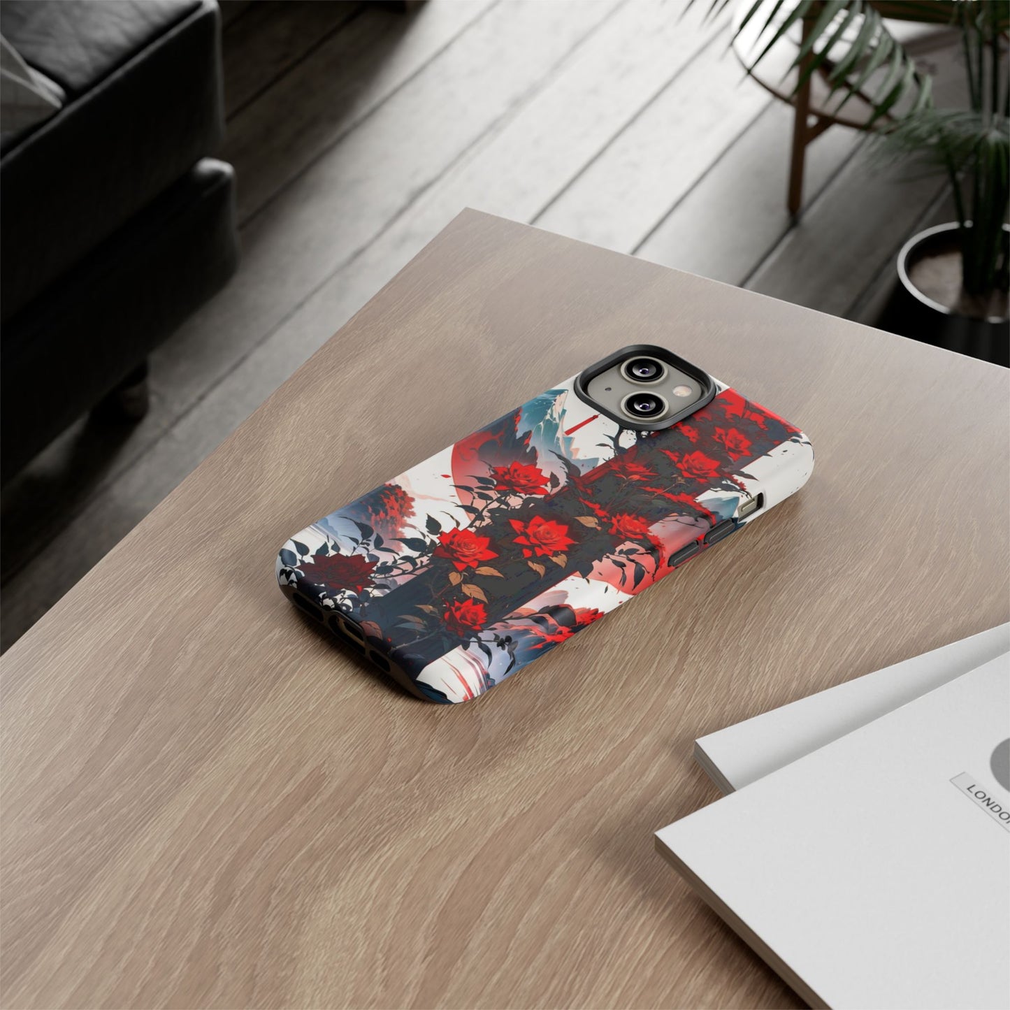 Crimson Bloom Tough Cases
