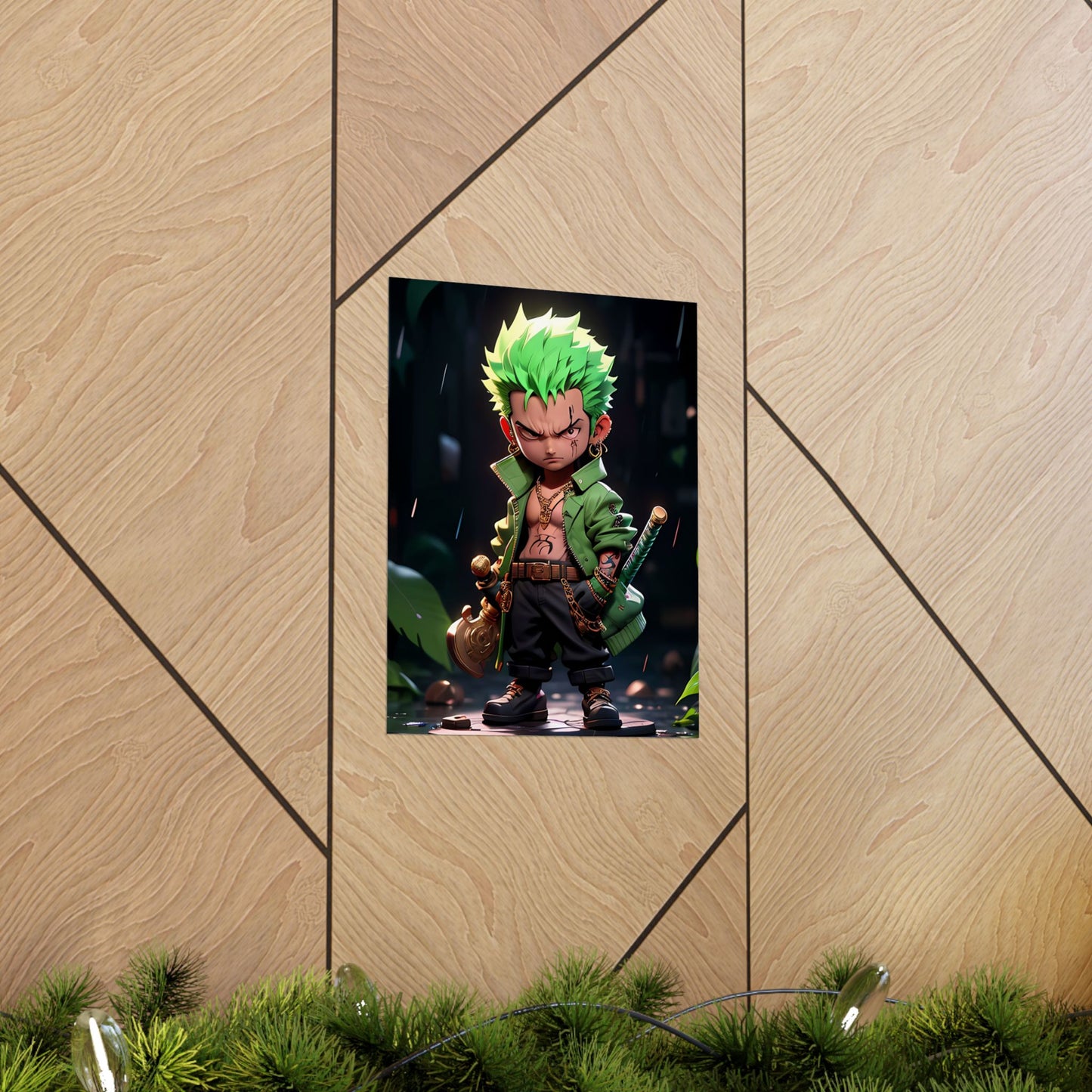 Roronoa Zoro 2.5D Matte Vertical Posters