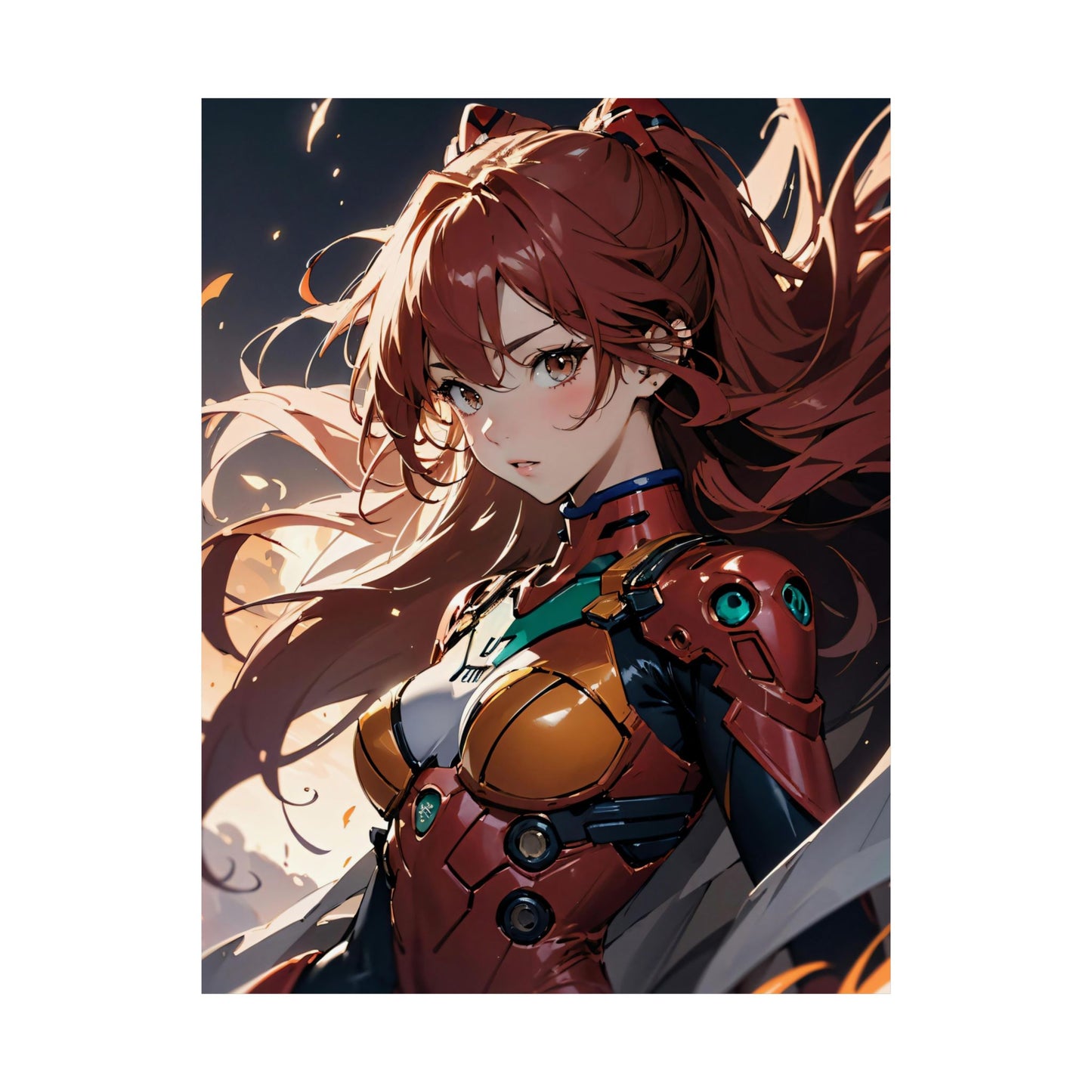 Asuka Soryu 003 Matte Vertical Posters