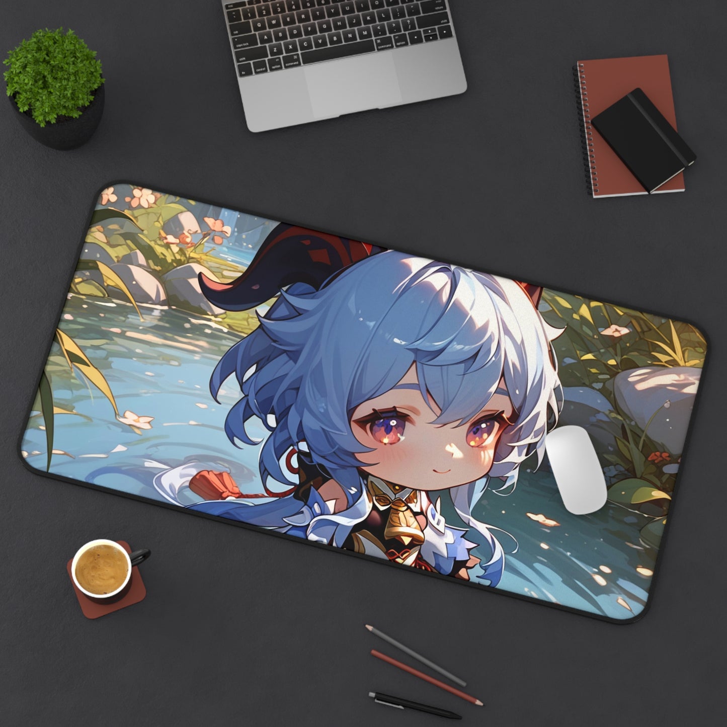 Chibi Ganyu Desk Mat