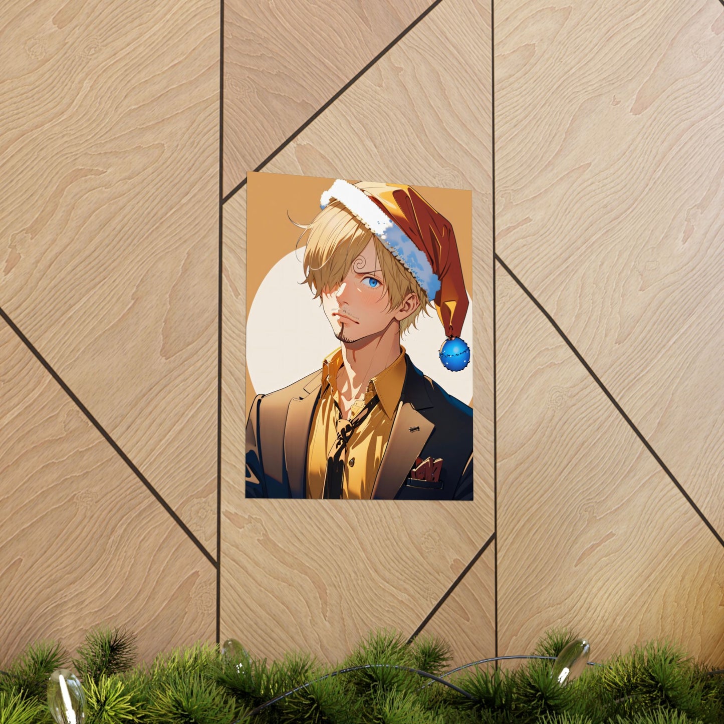 Santa Sanji Matte Vertical Posters