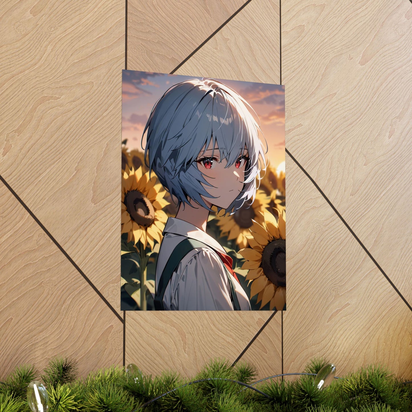 Rei Ayanami 001 Vertical Posters