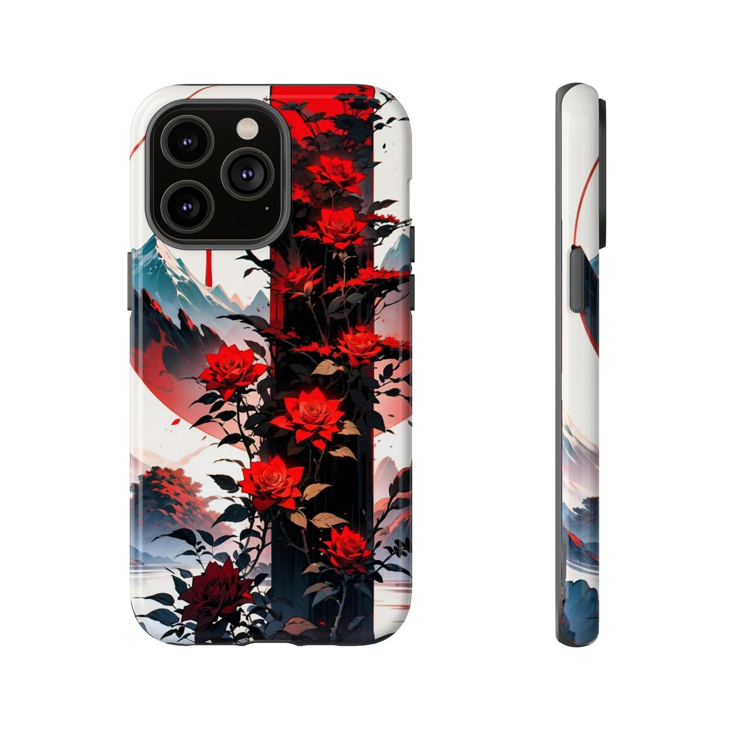 Crimson Bloom Tough Cases