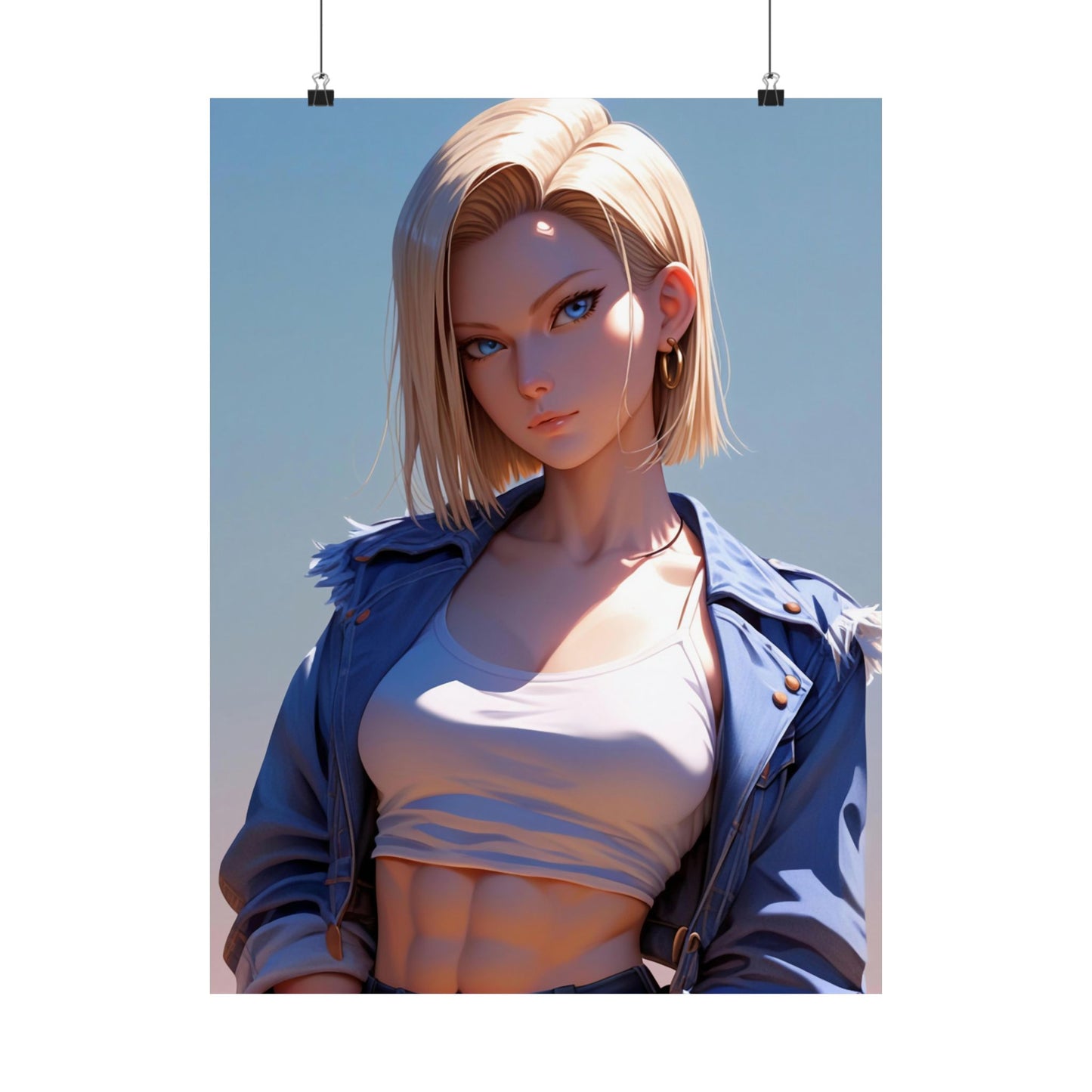 Android 18 002 Vertical Posters
