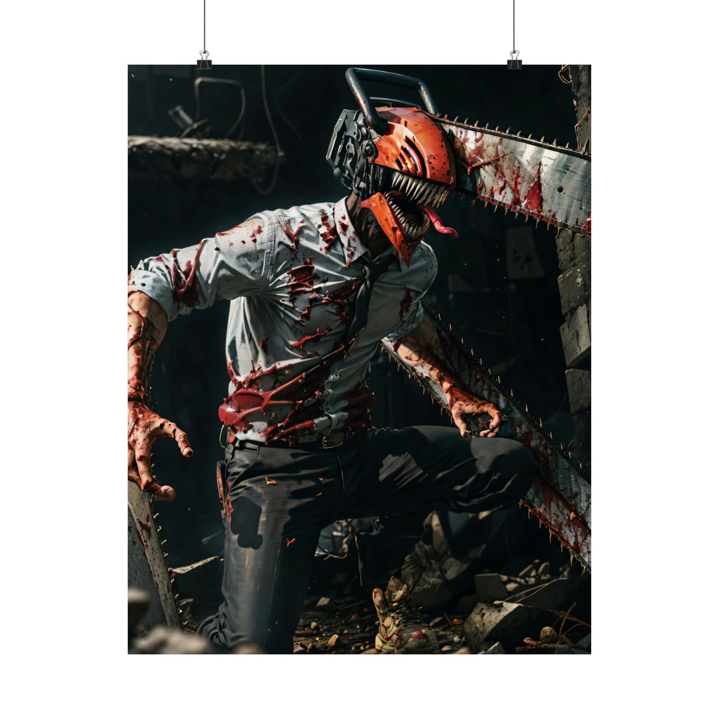 Chainsaw Man 003 Matte Vertical Posters