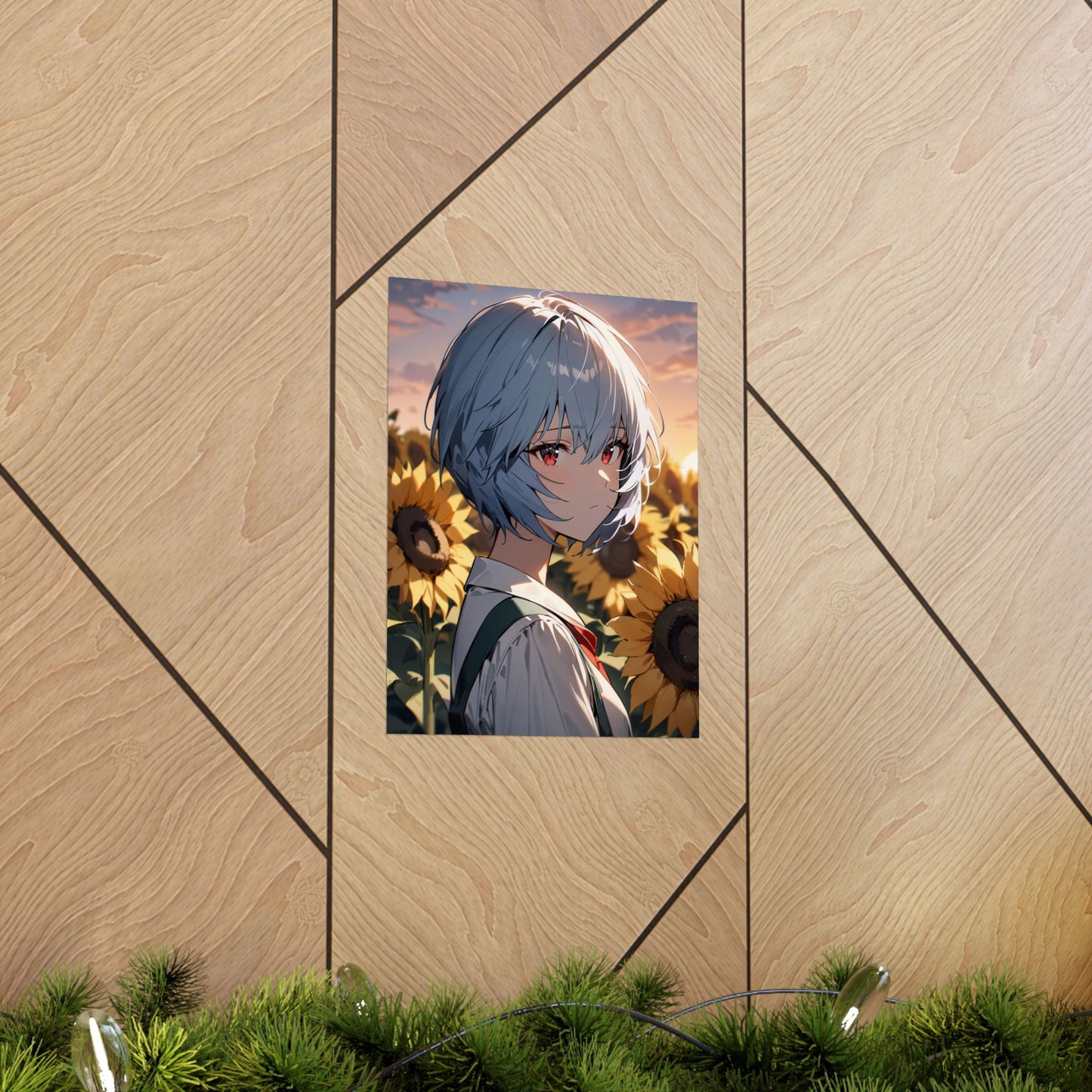 Rei Ayanami 001 Vertical Posters