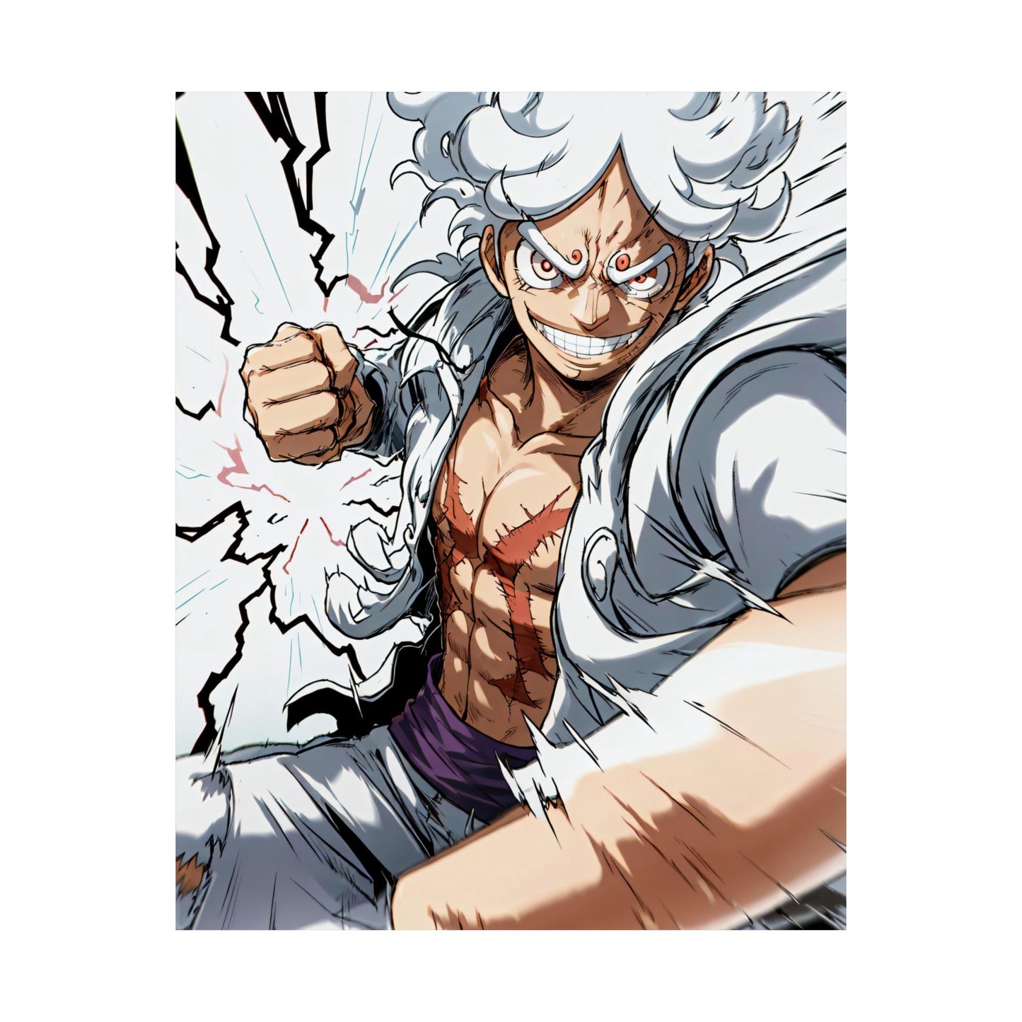 Monkey D. Luffy 001 Matte Vertical Posters