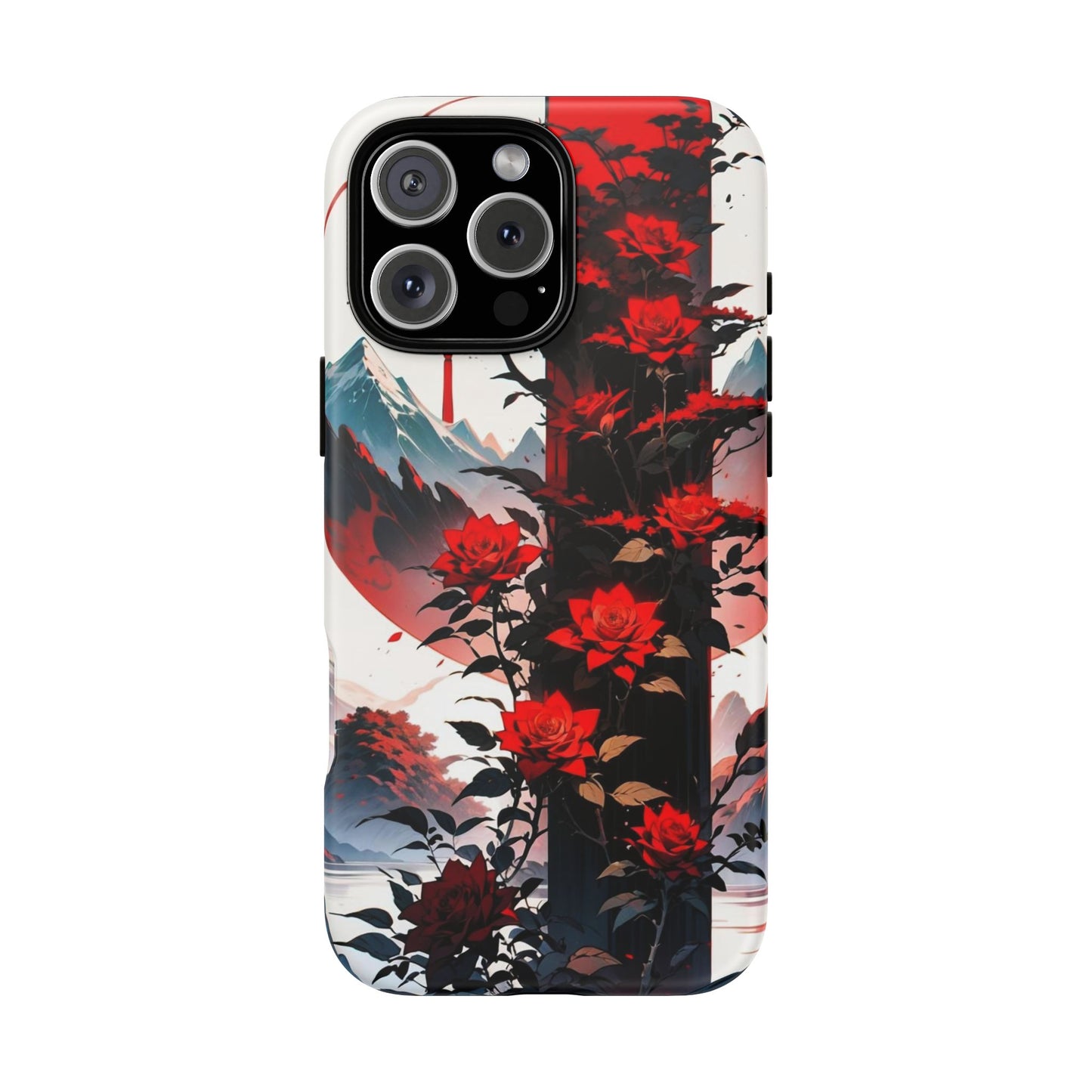 Crimson Bloom Tough Cases