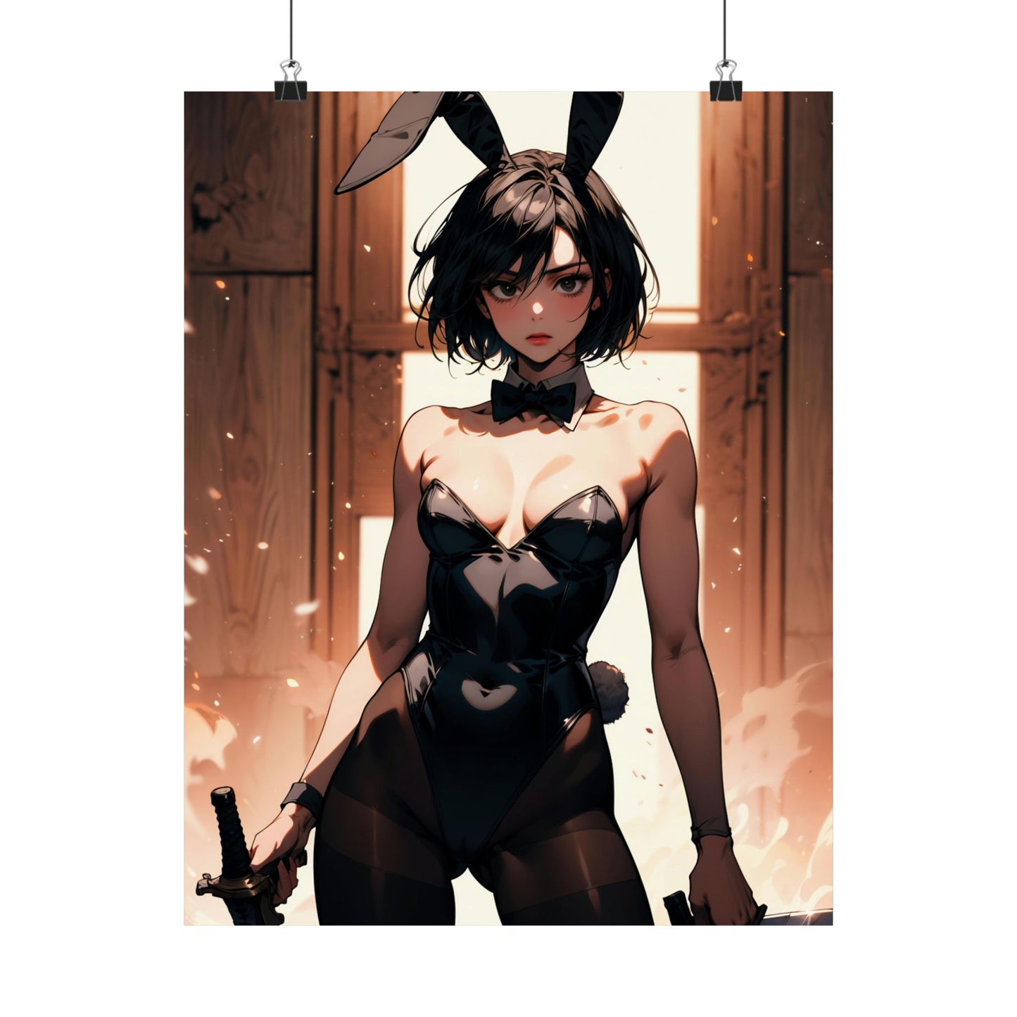 Mikasa 001 Matte Vertical Posters