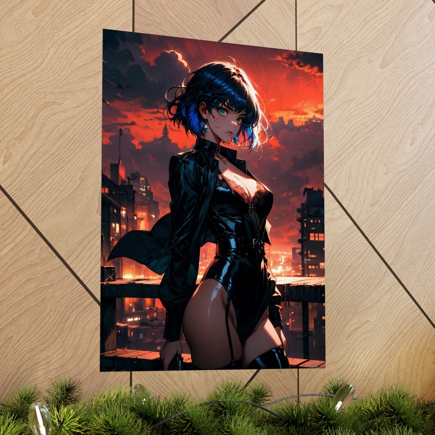 Agent Blue Matte Vertical Posters