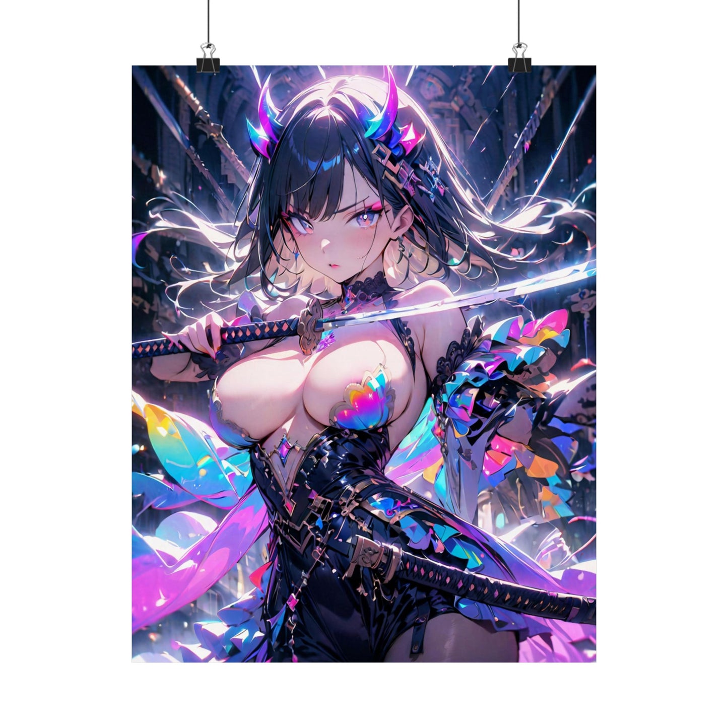 Luminous Allure Vertical Posters