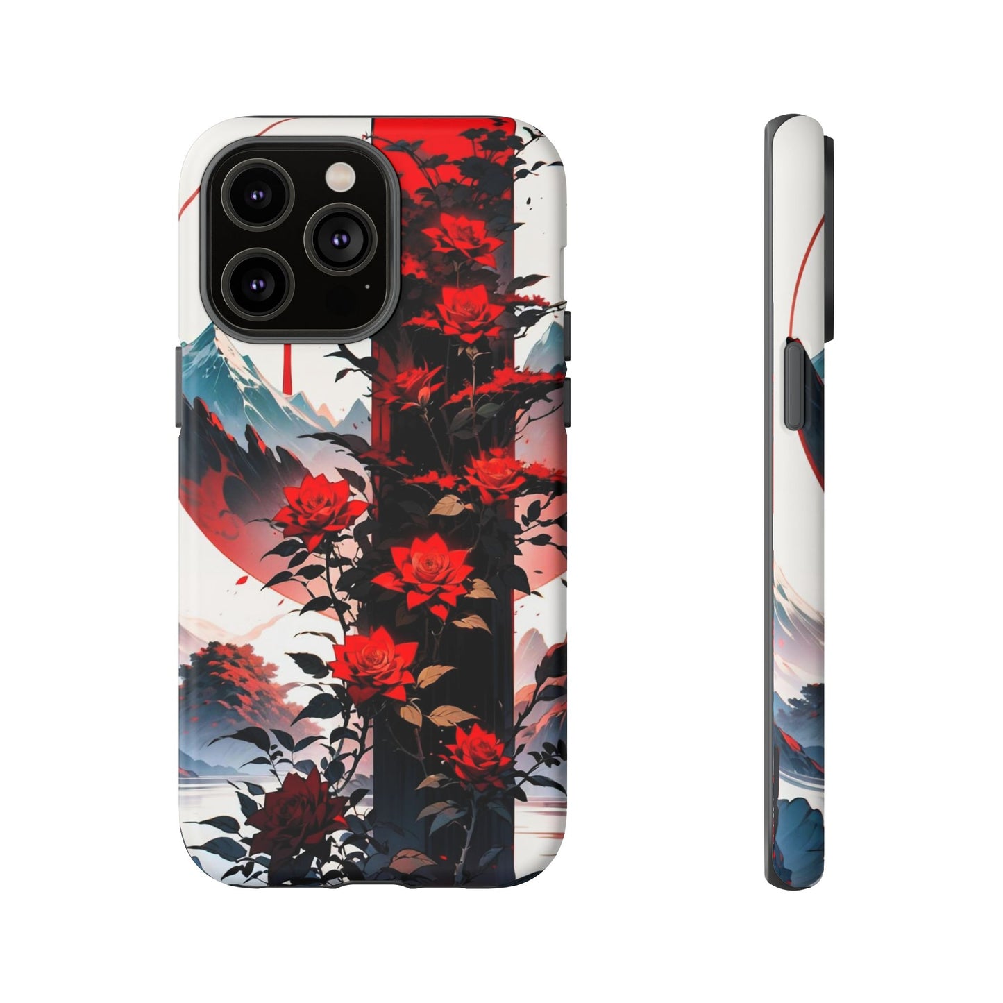 Crimson Bloom Tough Cases