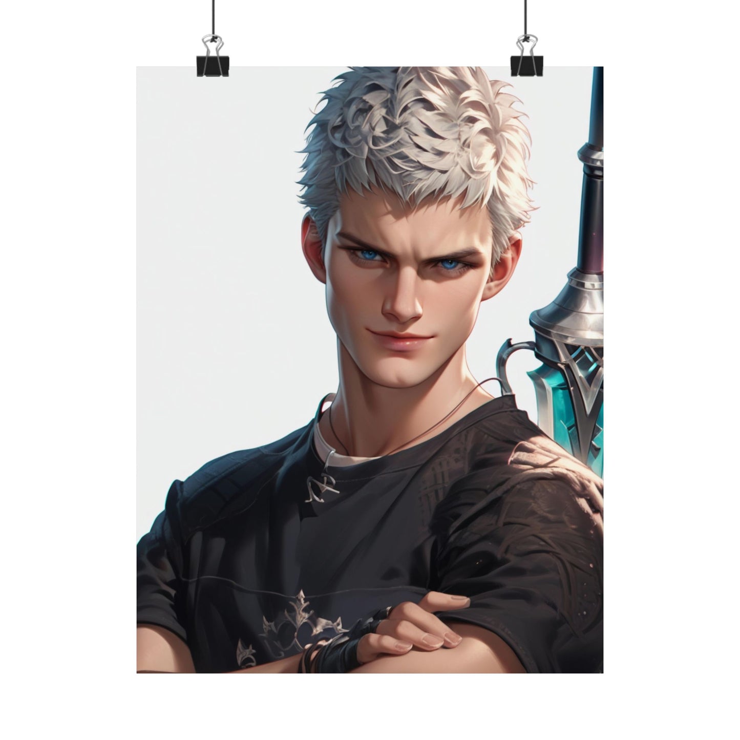 Nero 001 Vertical Posters