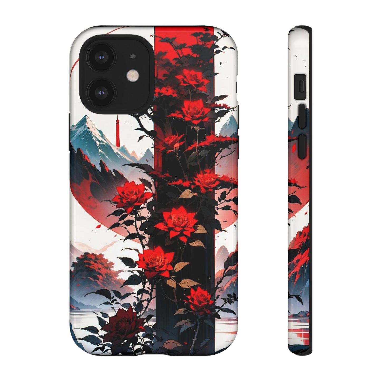 Crimson Bloom Tough Cases