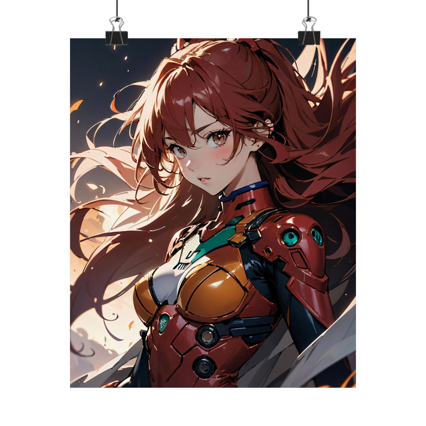 Asuka Soryu 003 Matte Vertical Posters