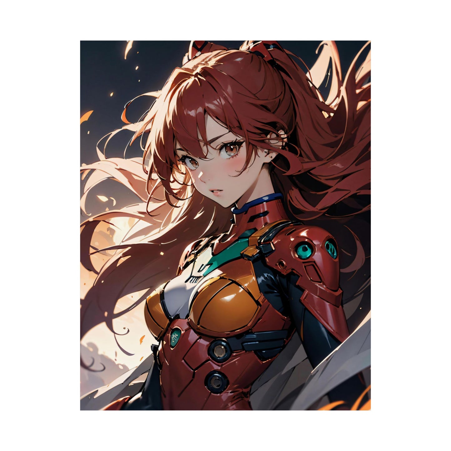 Asuka Soryu 003 Matte Vertical Posters
