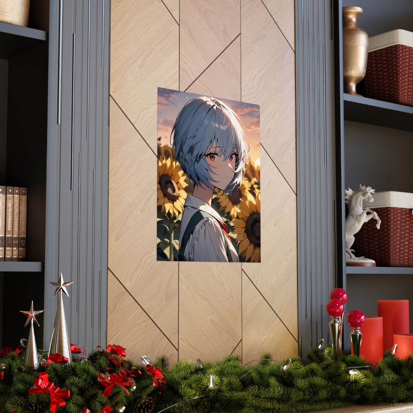 Rei Ayanami 001 Vertical Posters