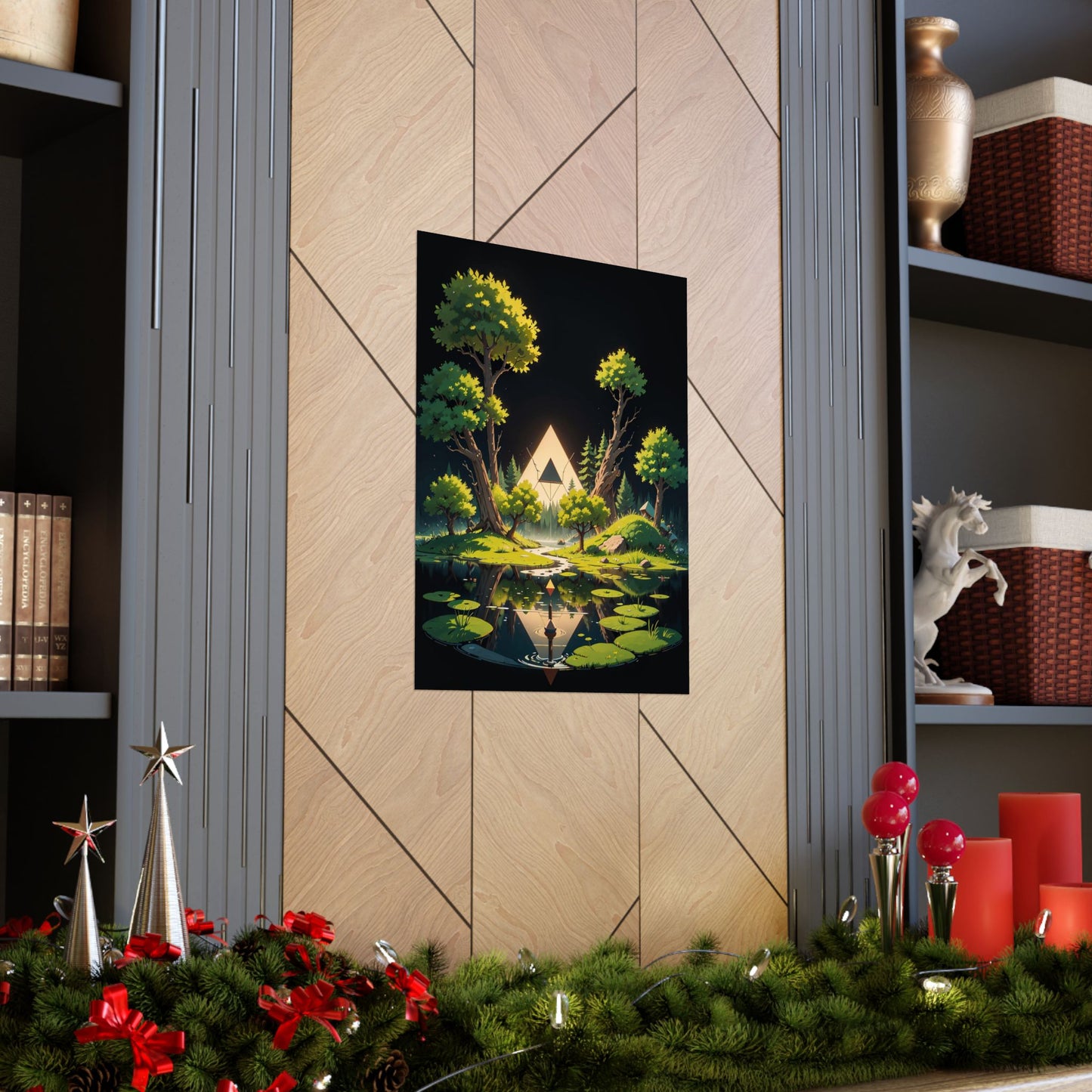 Sacred Forest Light Vertical Posters
