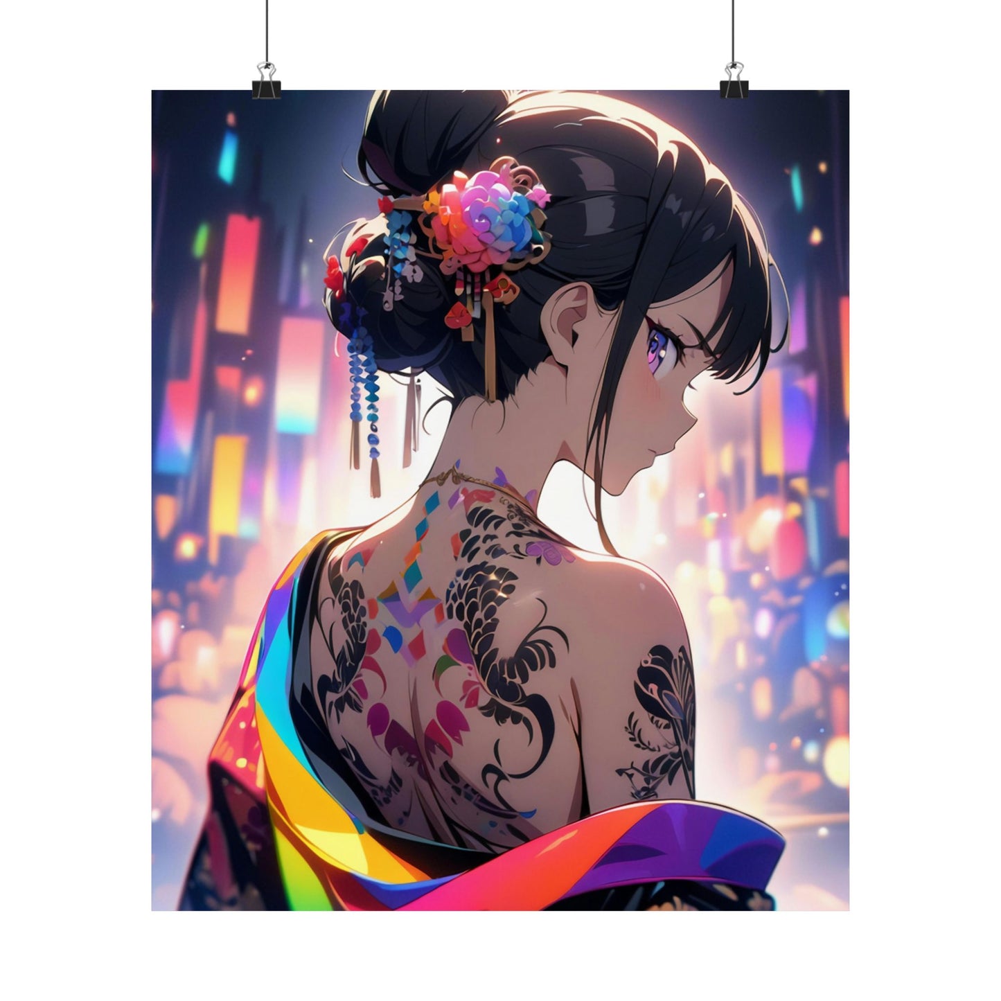 Kaleidoscopic Vertical Posters