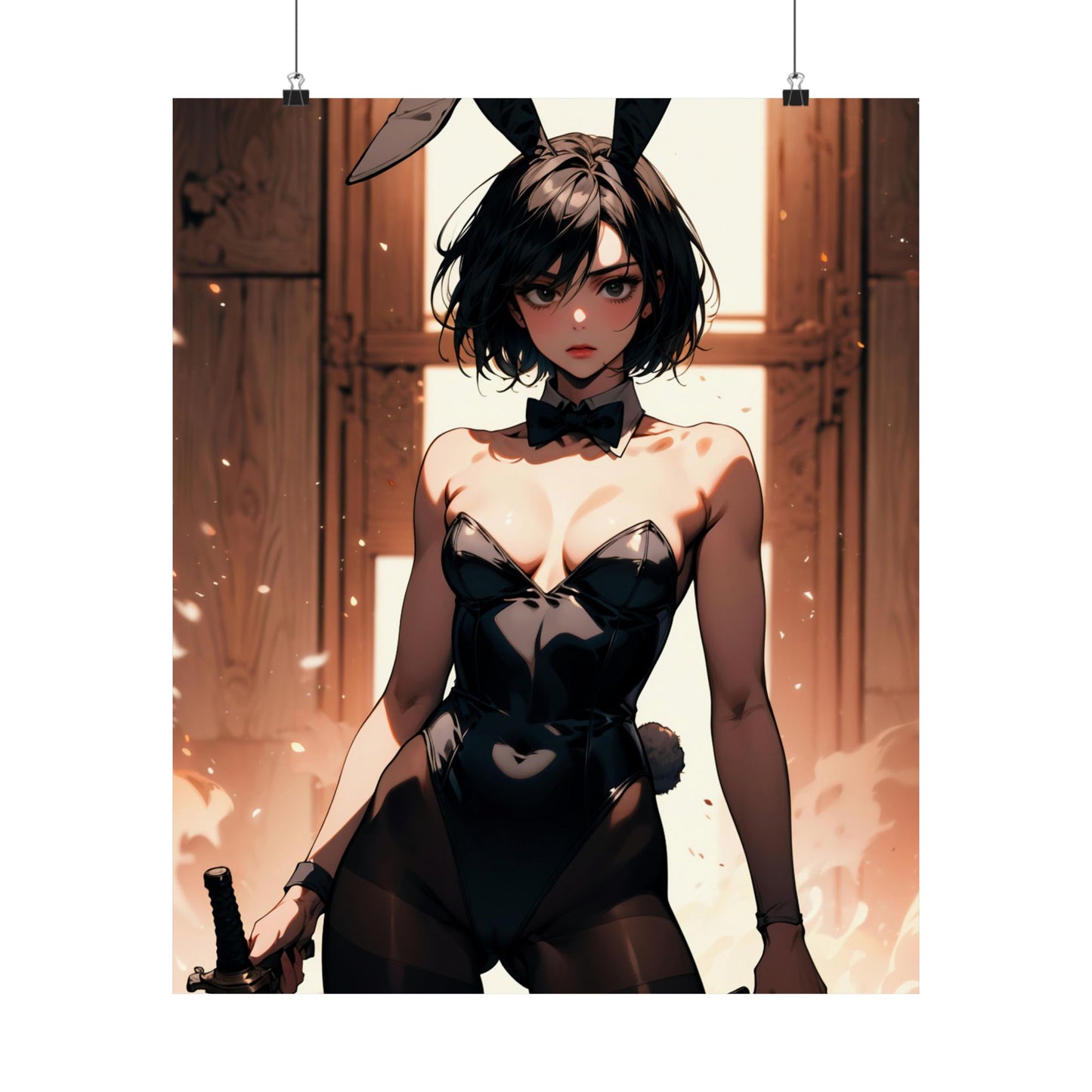 Mikasa 001 Matte Vertical Posters