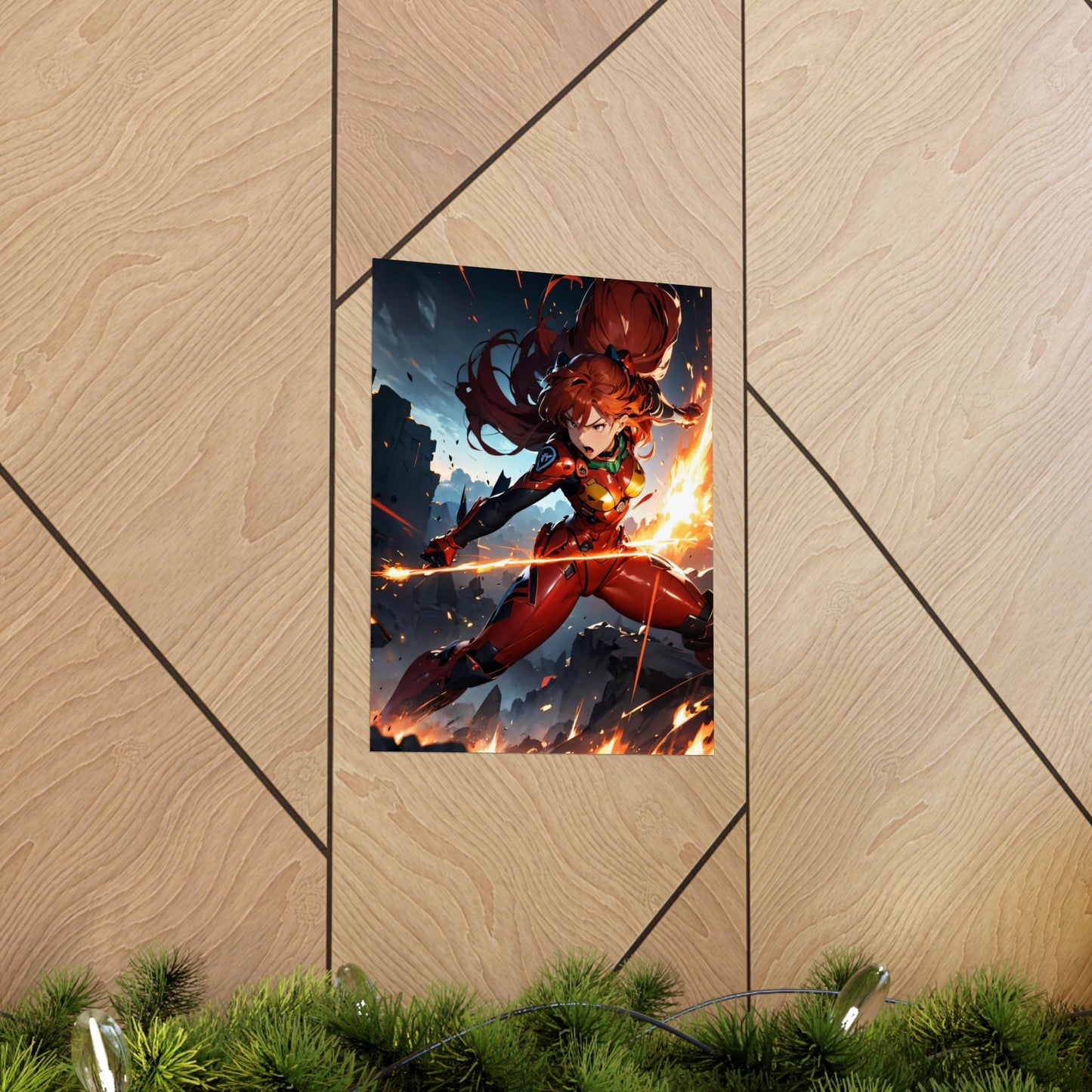 Asuka Soryu 001 Matte Vertical Posters